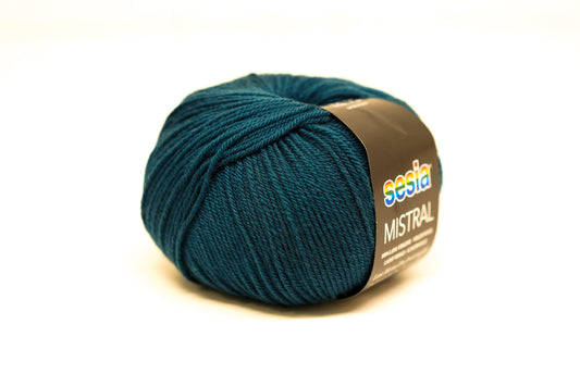 Emerald green - 2736 - SESIA Mistral virgin wool 50g/175m