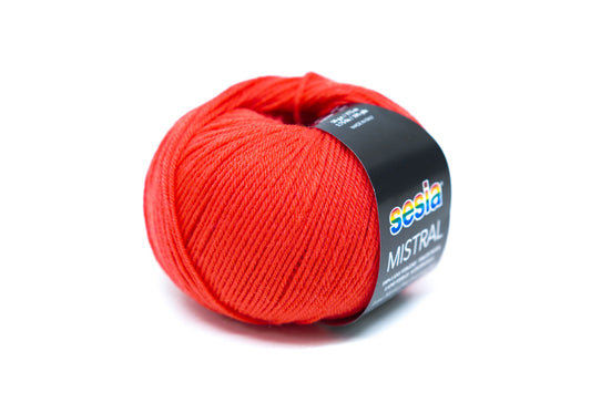 Coral - 5996 - SESIA Mistral virgin wool 50g./175m