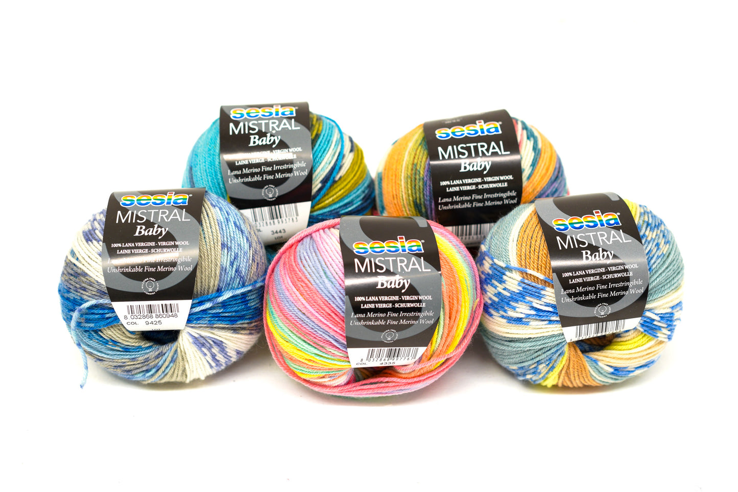Virgin Merino Wool Yarn - Sesia - 9425