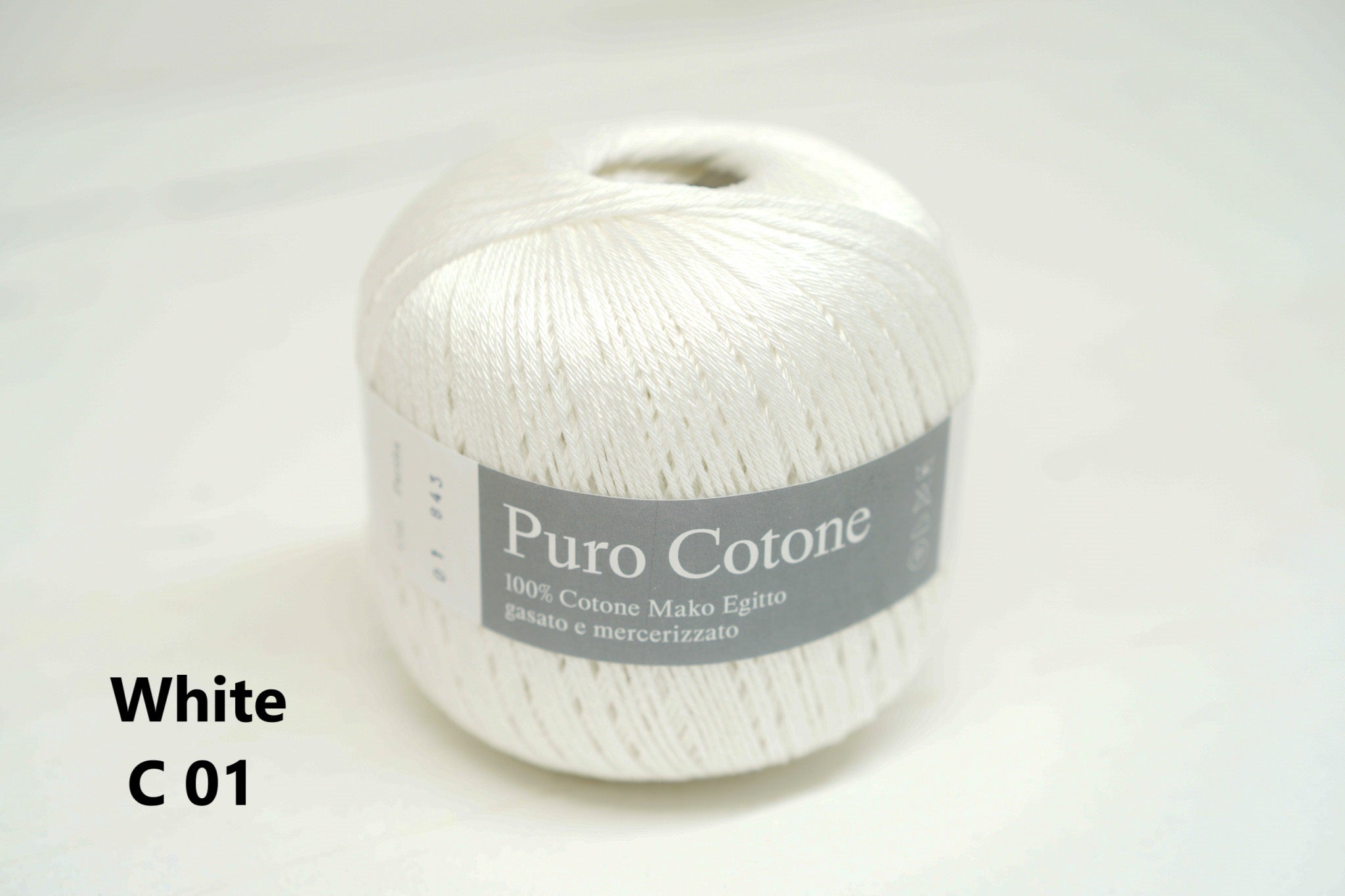 100% mercerised cotton 100g/272m  - 46 colors