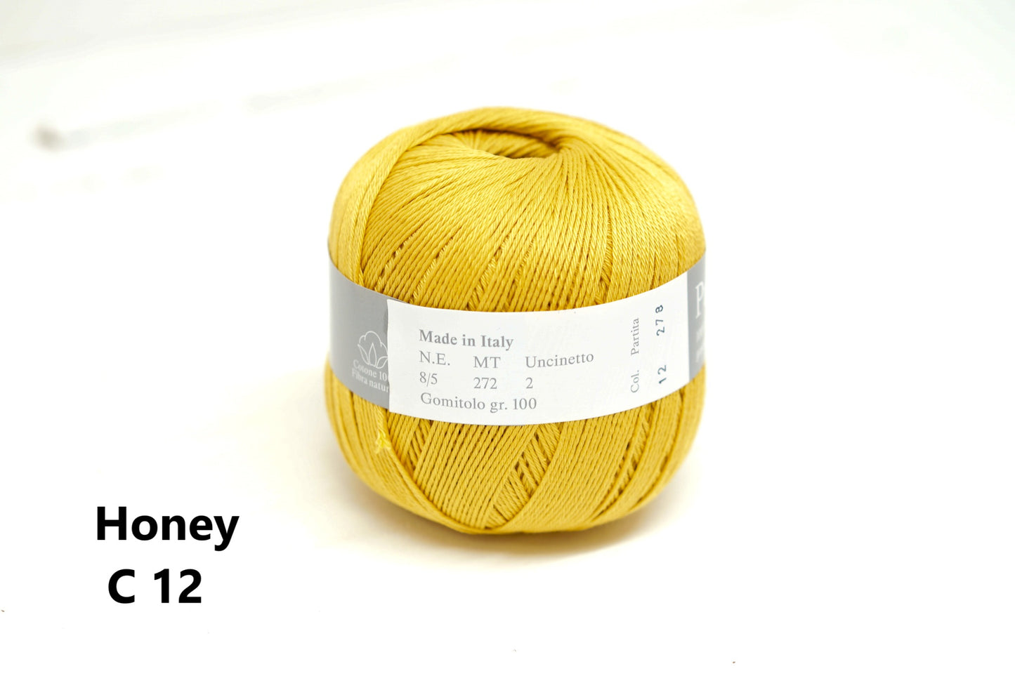 100% mercerised cotton 100g/272m  - 46 colors
