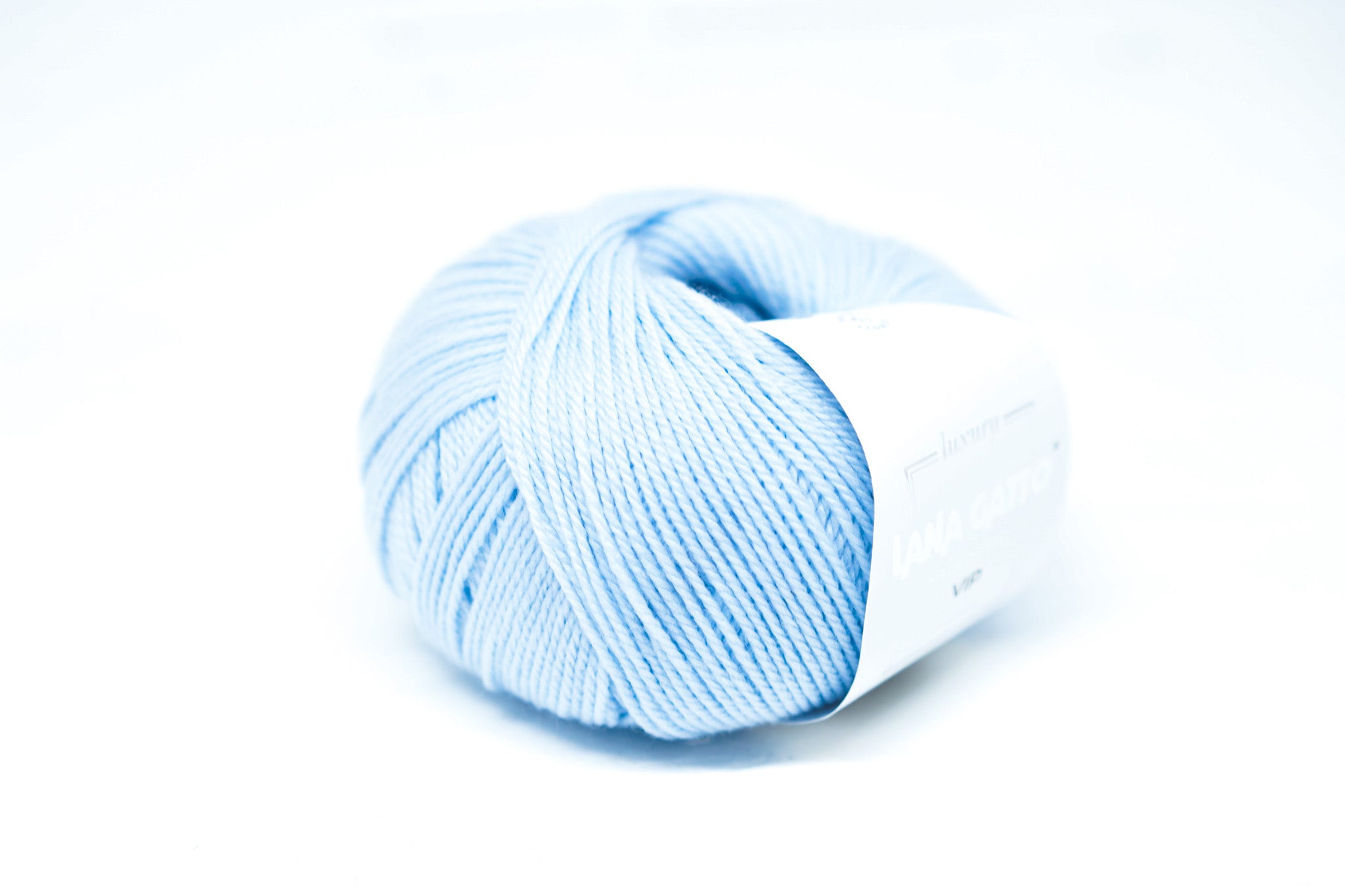 Blue - 4010 - Lana Gatto VIP – Merino Wool &amp; Cashmere Yarn - 50 g /200 m