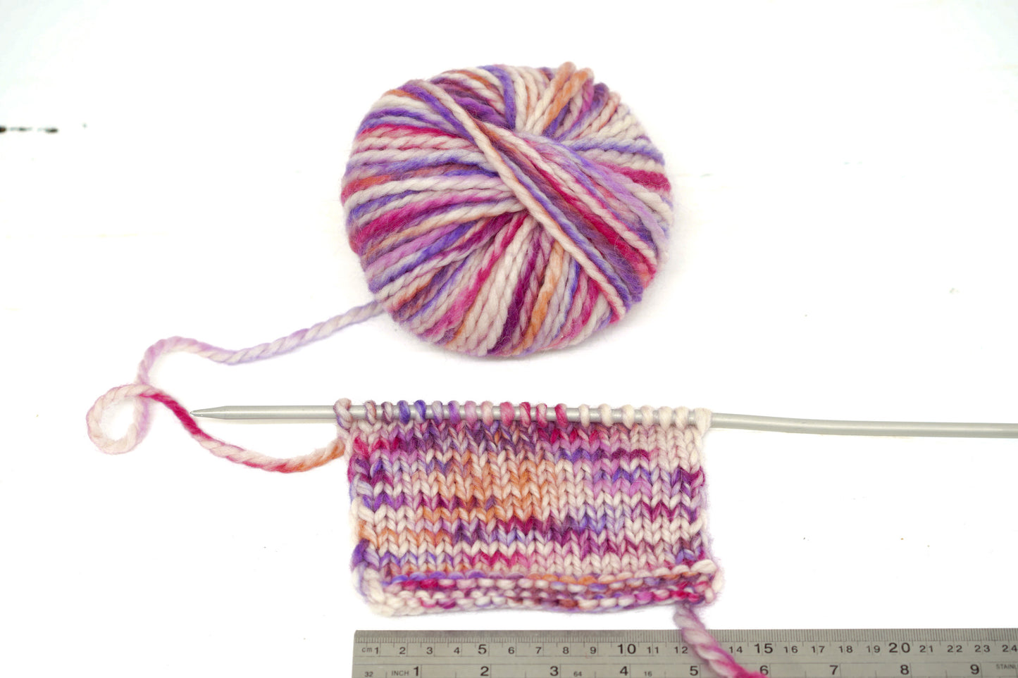 Purple - Hand-Dyed style Wool 70% Alpaca 30 Yarn - SESIA