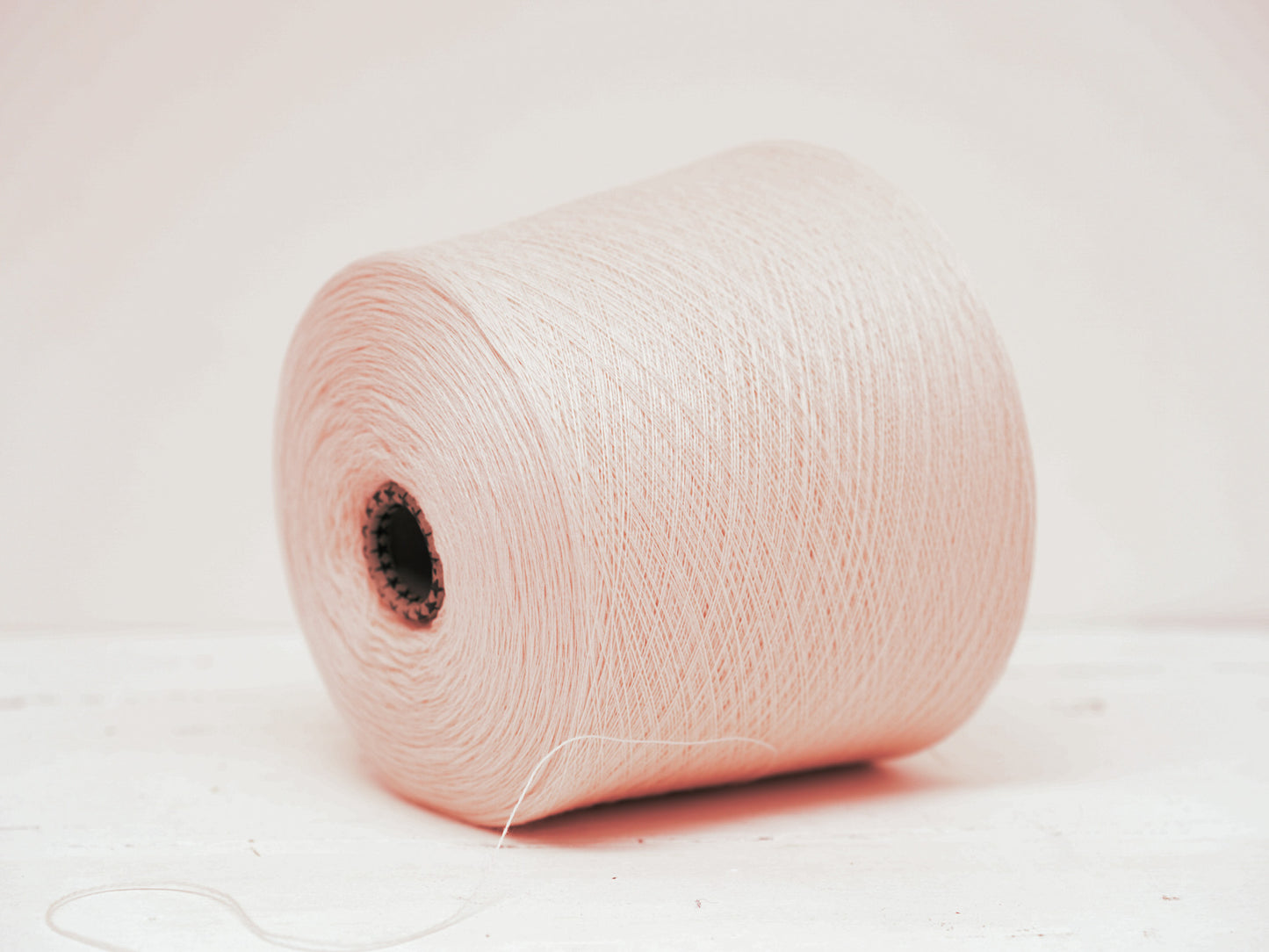 Lightest peach - 100% Extra Fine Merino Wool - Ultra Thin Lace - 100g/3.5oz