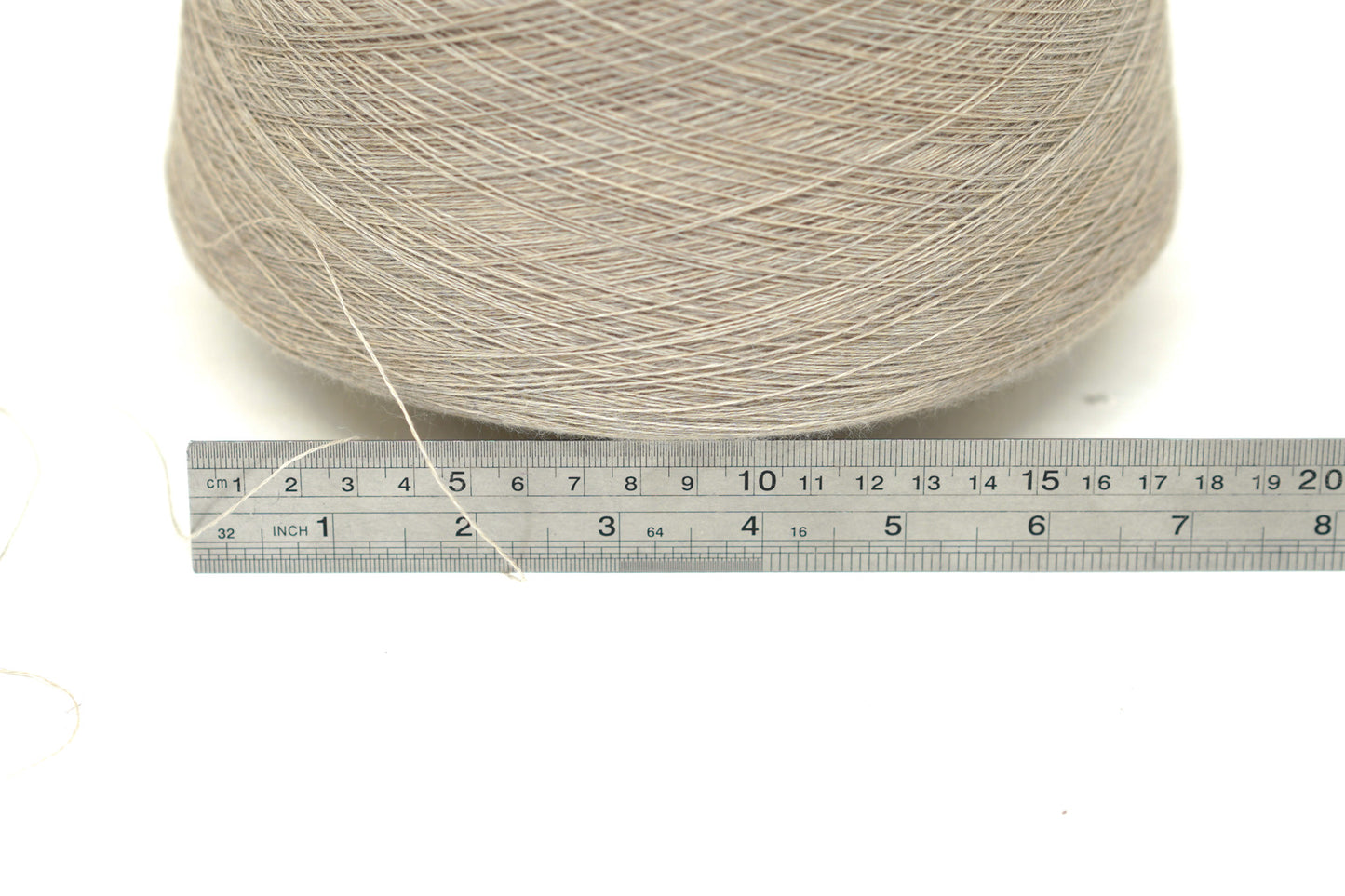 Linen grey - 100% Extra Fine Merino Wool - Ultra Thin Lace - 100g/3.5oz