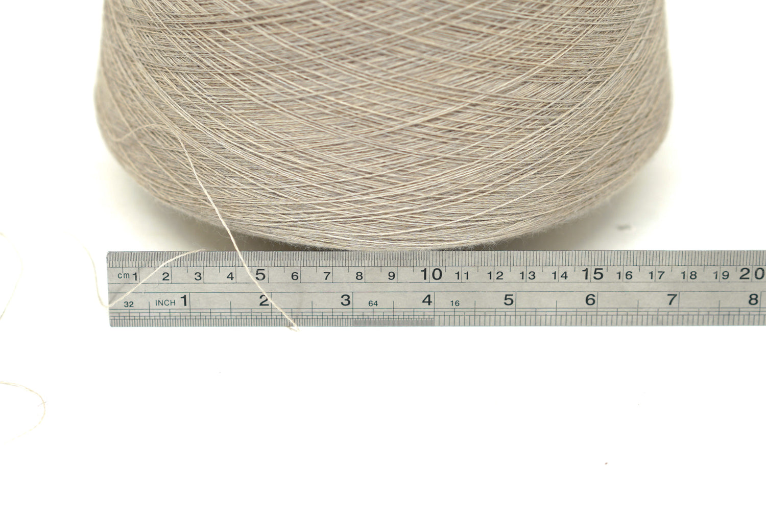 Linen grey - 20964 - 100% Extra Fine Merino Wool - Ultra Thin Lace - 100g/3.5oz