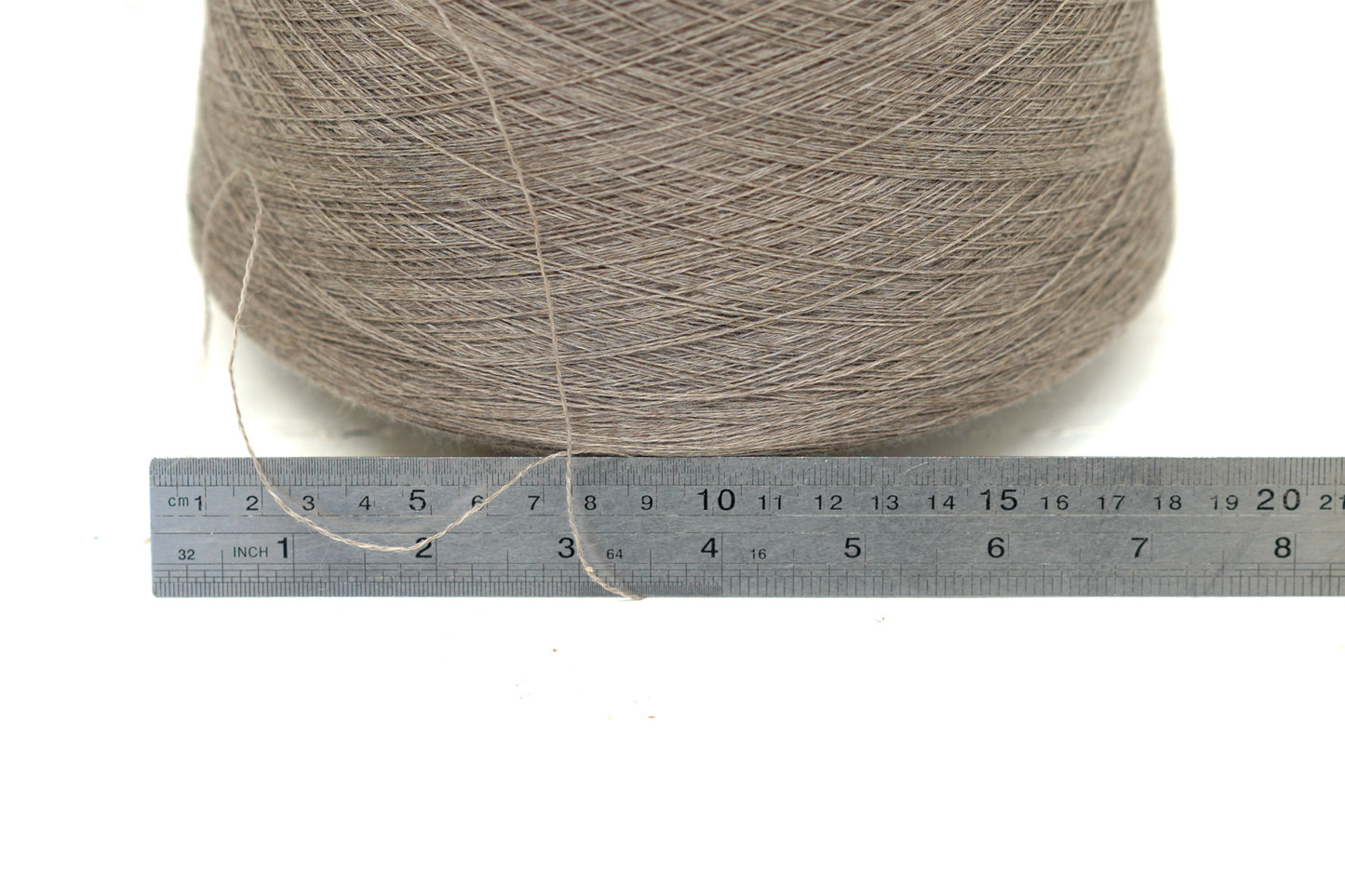 Taupe - 100% Extra Fine Merino Wool - Ultra Thin Lace - 100g/3.5oz