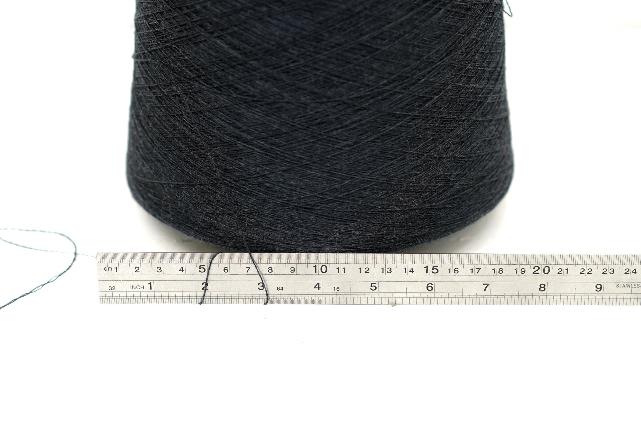 Anthracite - 20214 - 100% Extra Fine Merino Wool - Ultra Thin Lace - 100g/3.5oz