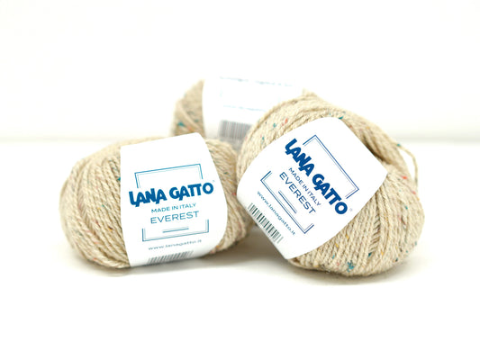 Ivory tweed - Lana GATTO - Everest - wool yarn