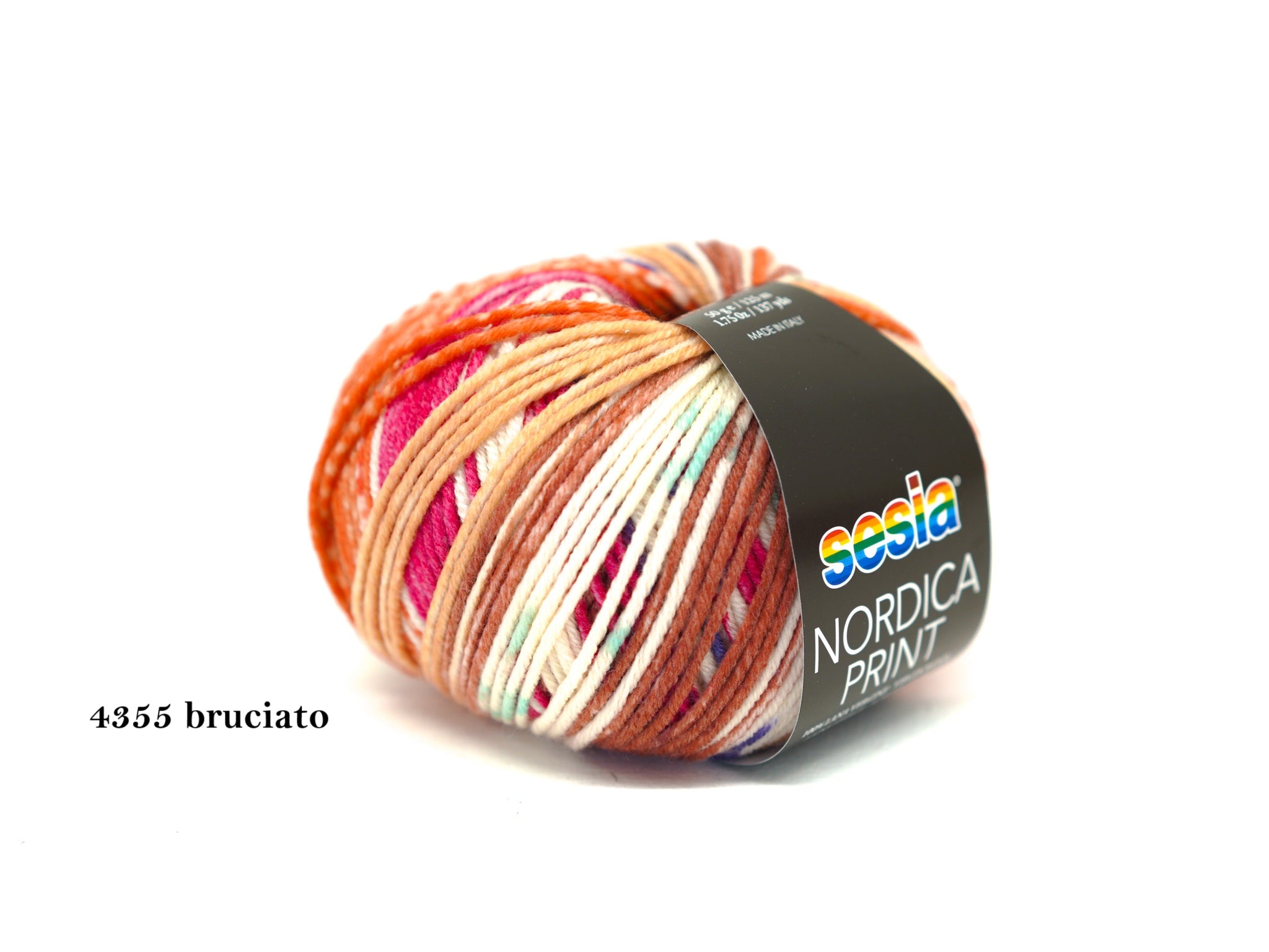 Sesia Nordica print merino virgin wool yarn - 7 colors