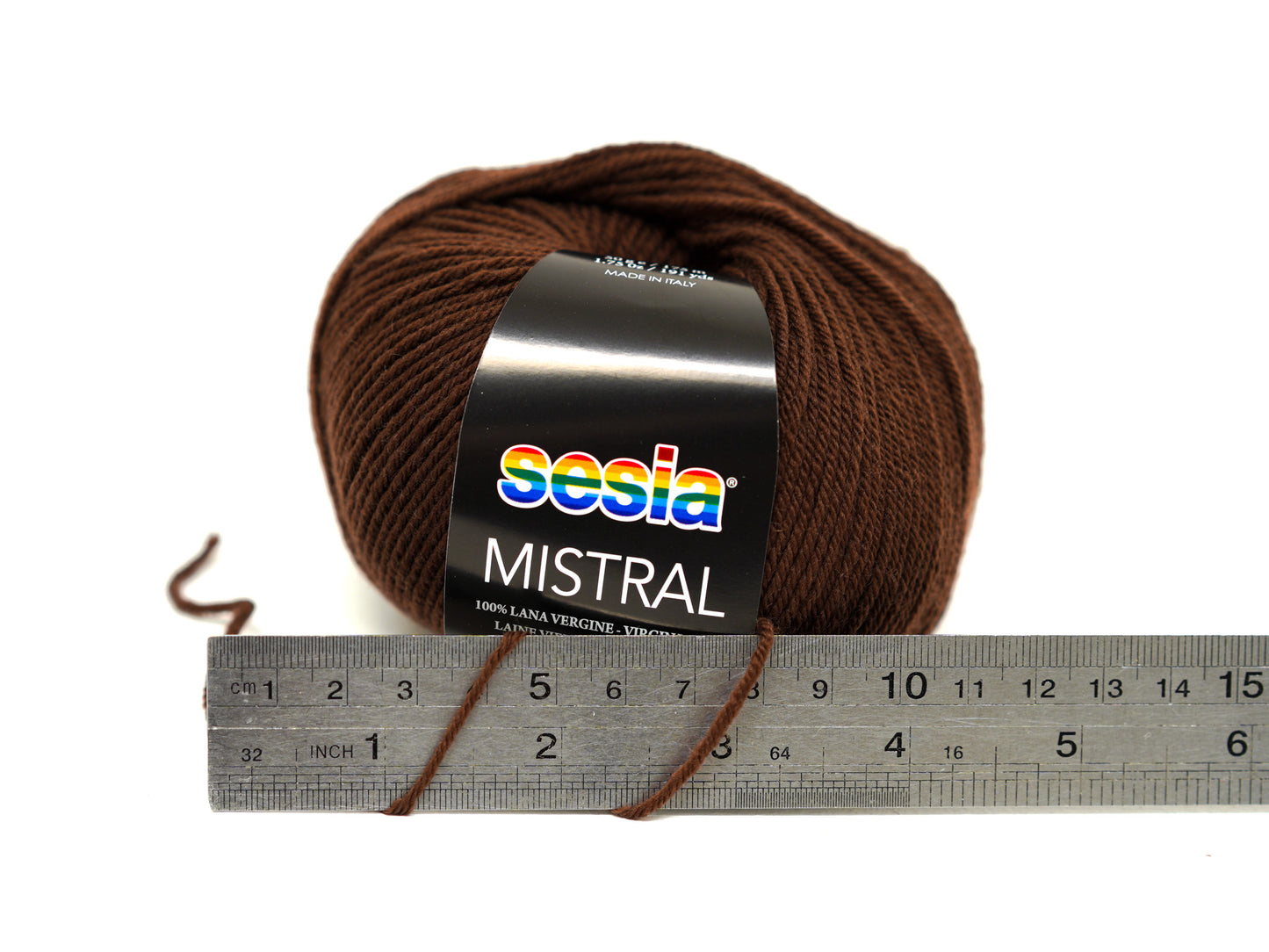 Brown - 0367 - SESIA Mistral virgin wool  50g./175m