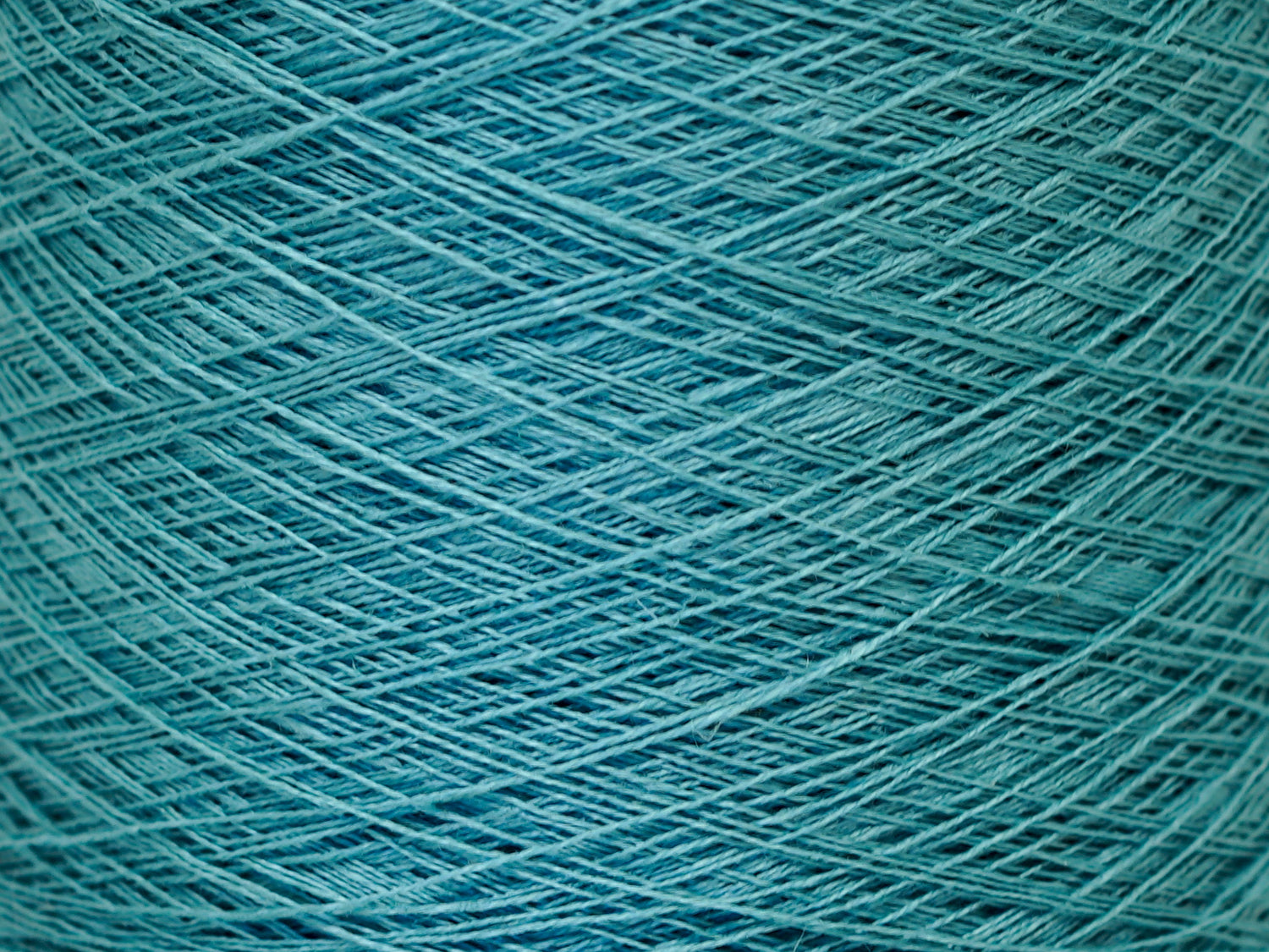 Mint blue Linen Yarn: Baltic Flax, Lace Knitting, Crochet (100g/1000m in Cone)
