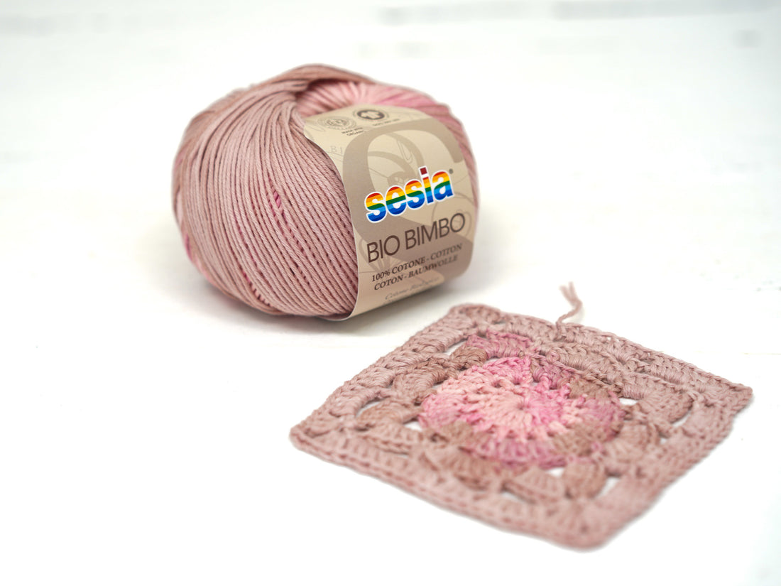 Ash rose SESIA Bio Bimbo - 100% Cotton - 50g / 180m