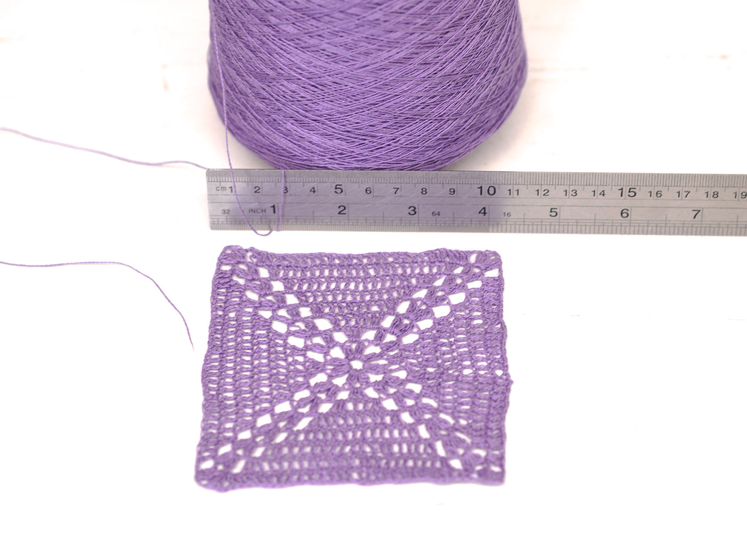 Lilac Linen Yarn: Baltic Flax, Lace Knitting, Crochet (100g/1000m in Cone)