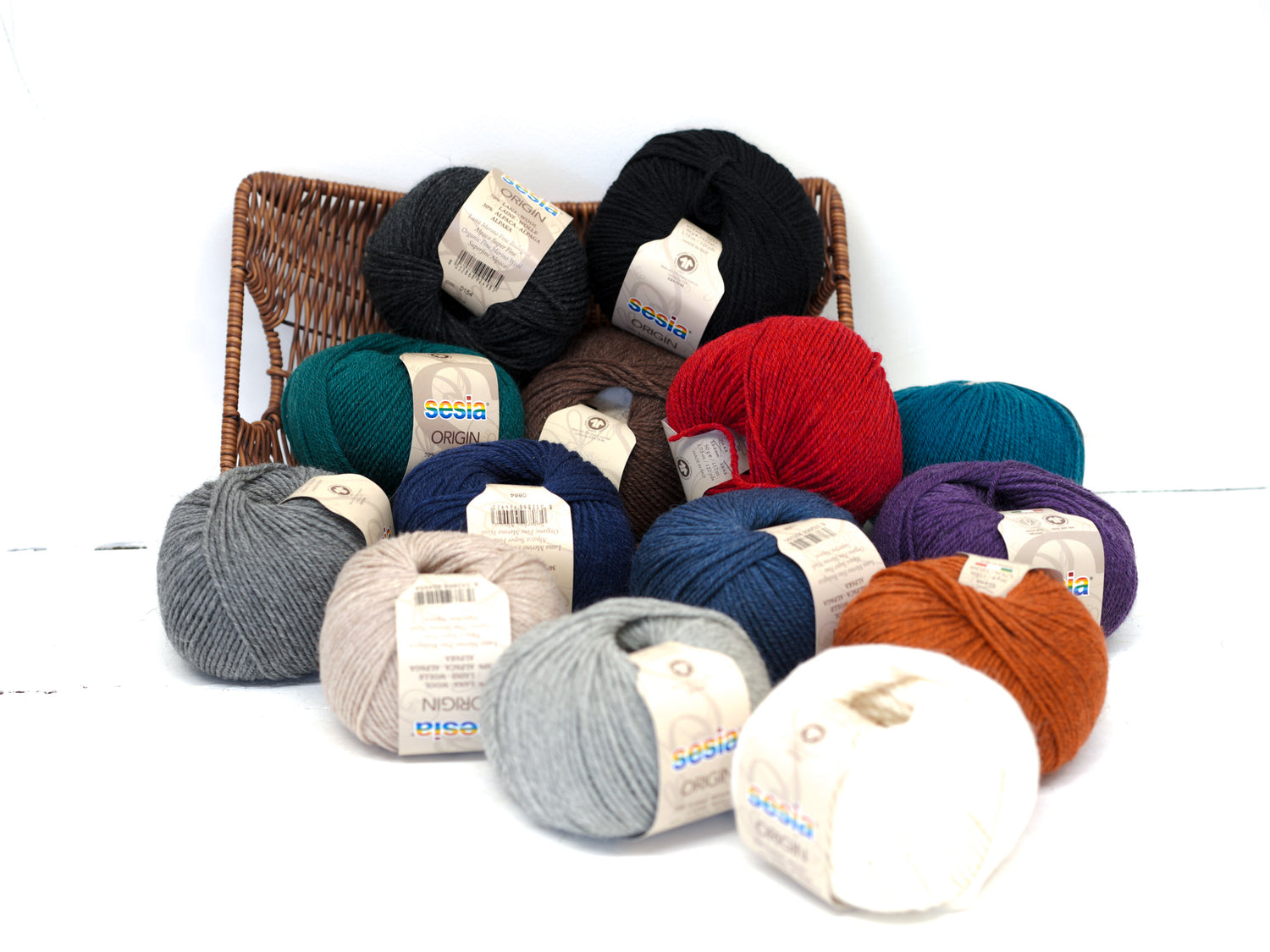 Rusty orange SESIA Origin – 70% Virgin Wool Alpaca blend, 50g / 112m