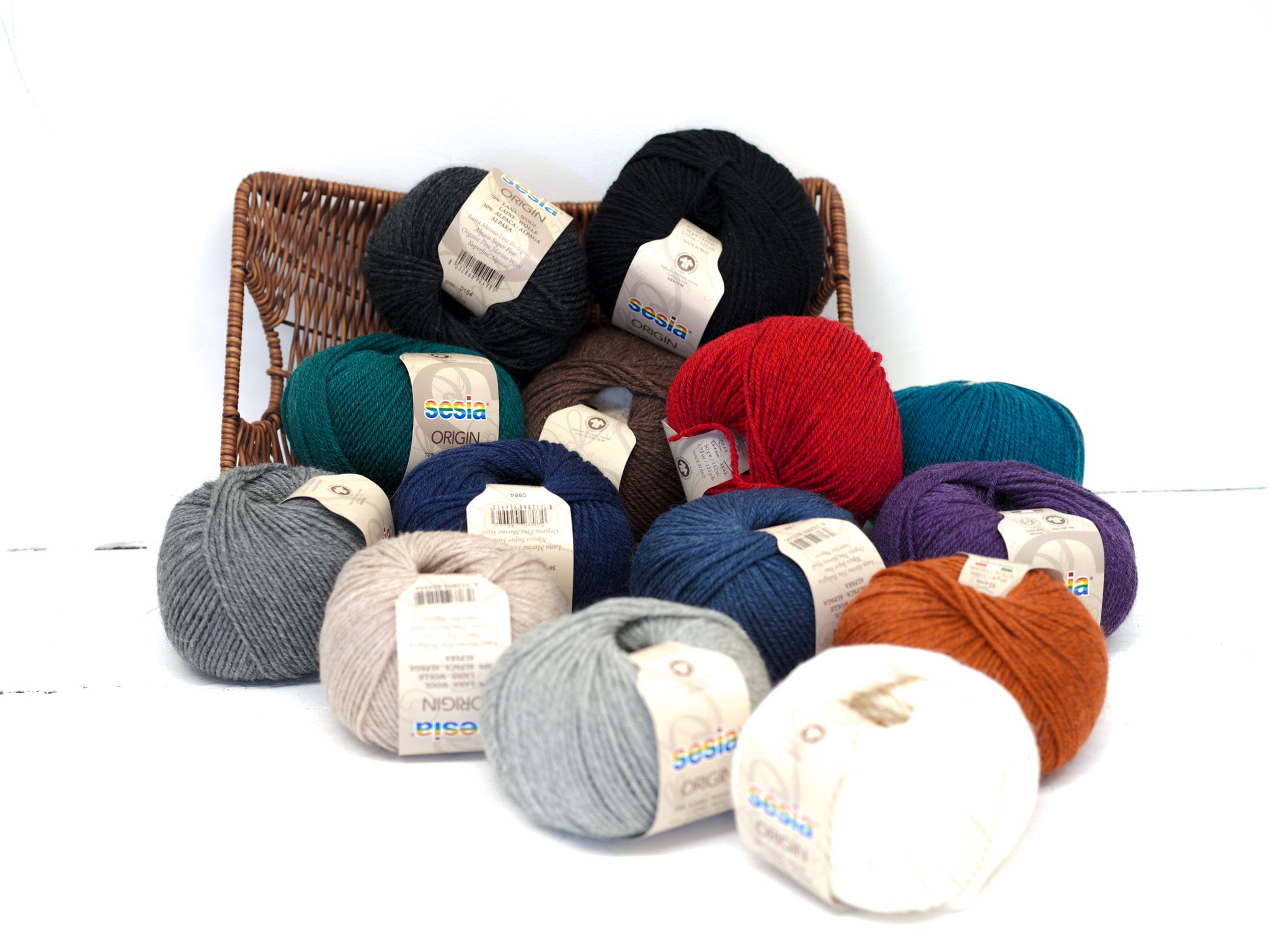 Rusty orange SESIA Origin – 70% Virgin Wool Alpaca blend, 50g / 112m