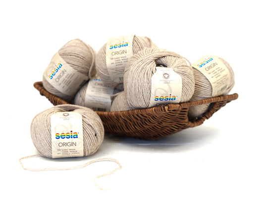 Beige SESIA Origin – 70% Virgin Wool Alpaca blend, 50g / 112m