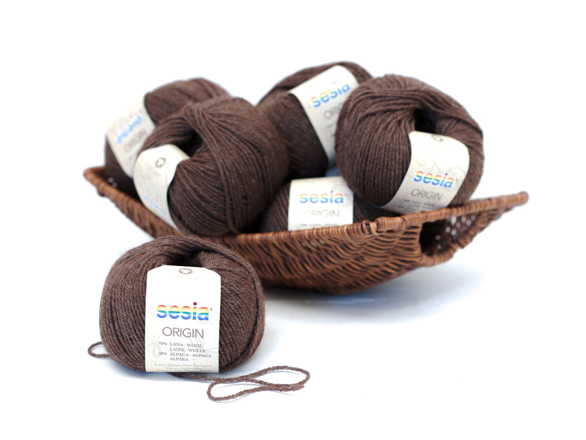 Grey-brown SESIA Origin – 70% Virgin Wool Alpaca blend, 50g / 112m