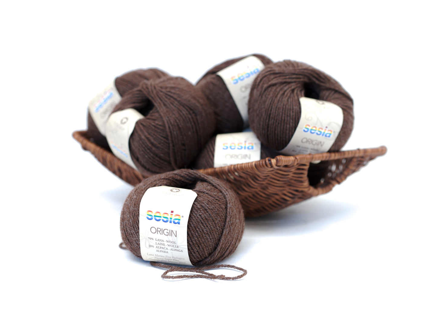 Grey-brown SESIA Origin – 70% Virgin Wool Alpaca blend, 50g / 112m