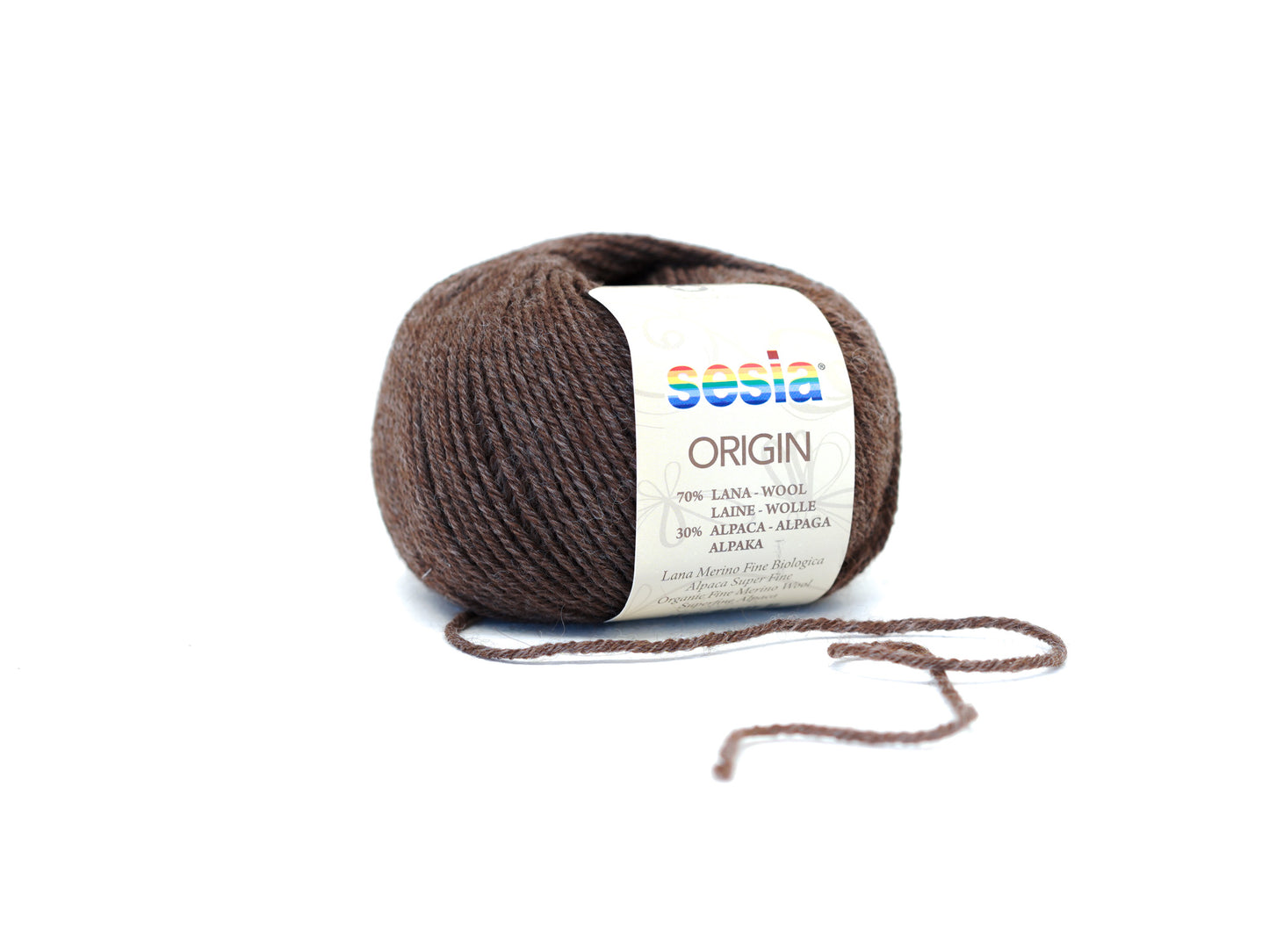 Grey-brown SESIA Origin – 70% Virgin Wool Alpaca blend, 50g / 112m