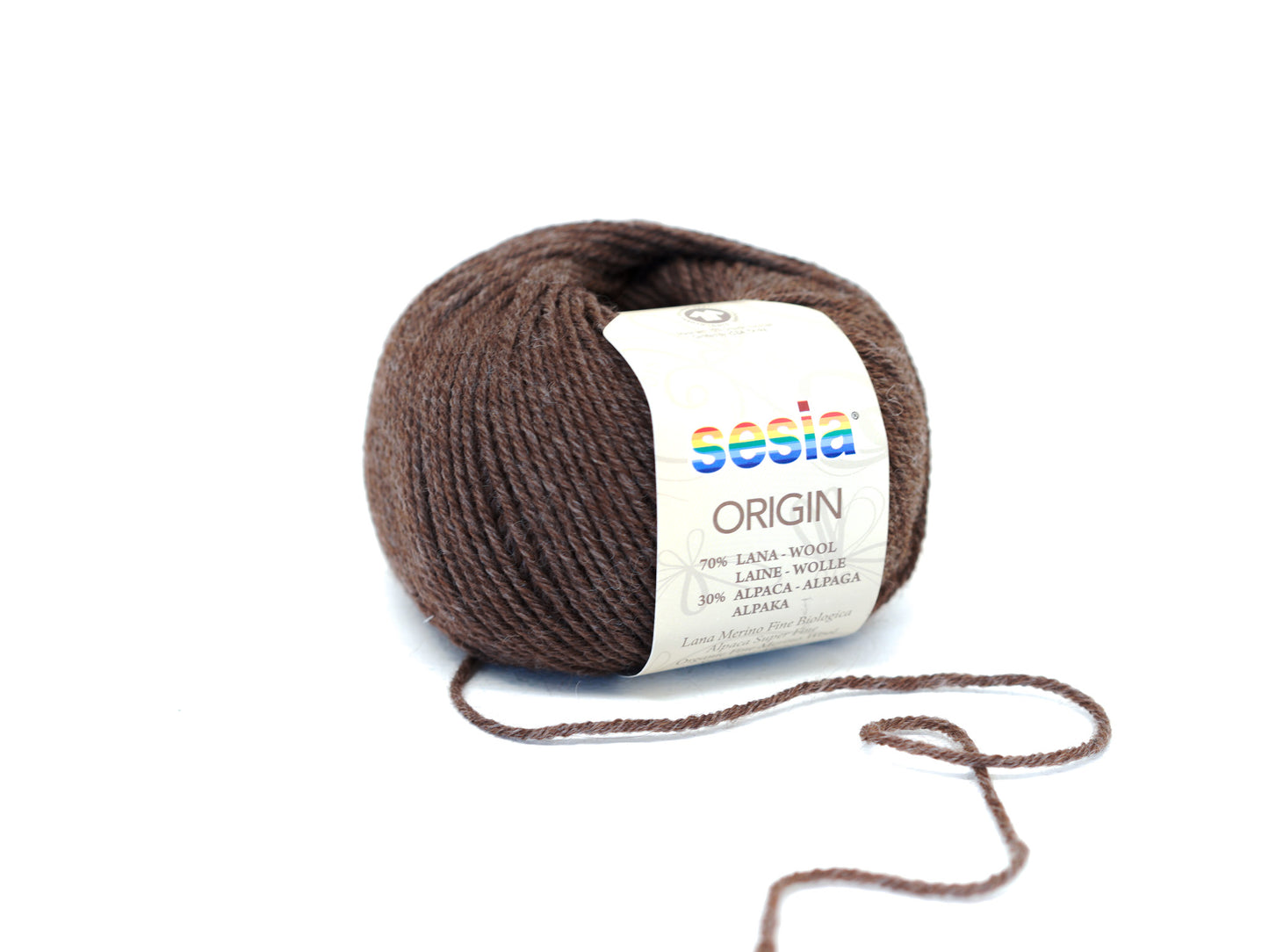 Grey-brown SESIA Origin – 70% Virgin Wool Alpaca blend, 50g / 112m