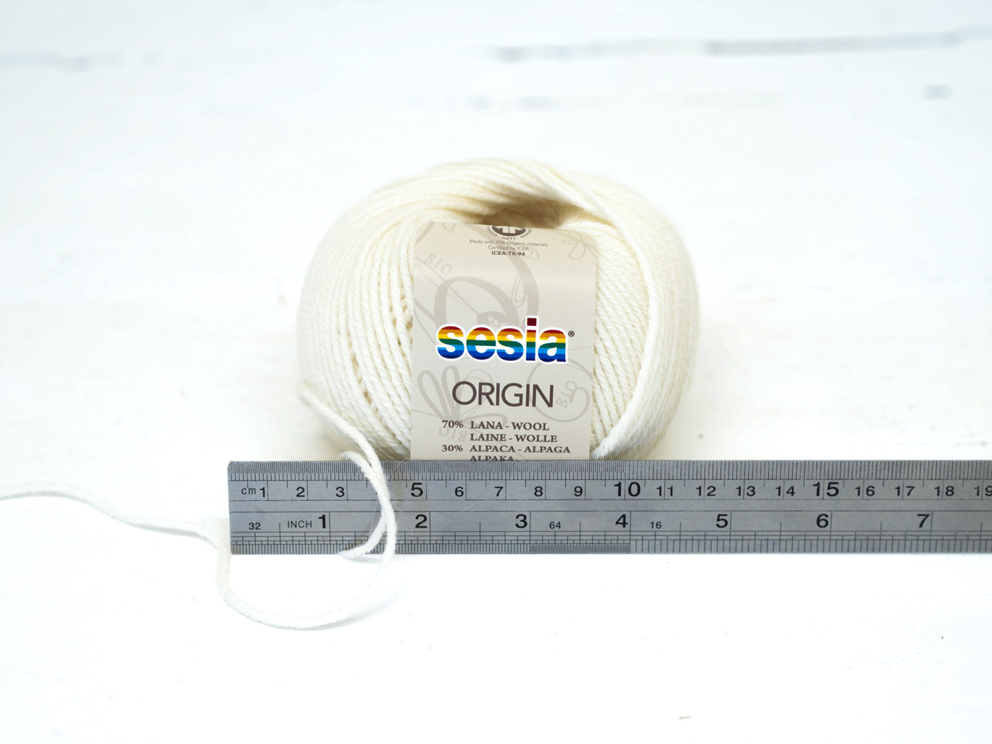Milk white SESIA Origin – 70% Virgin Wool Alpaca blend, 50g / 112m
