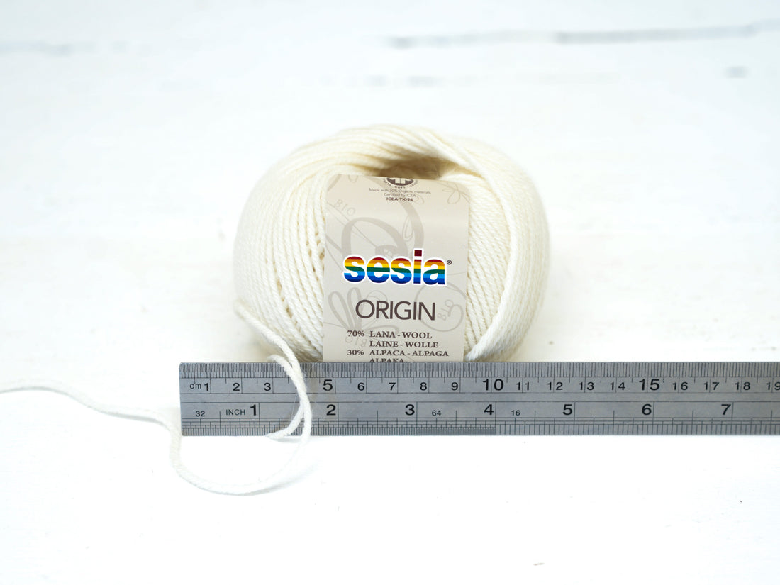 Milk white SESIA Origin – 70% Virgin Wool Alpaca blend, 50g / 112m
