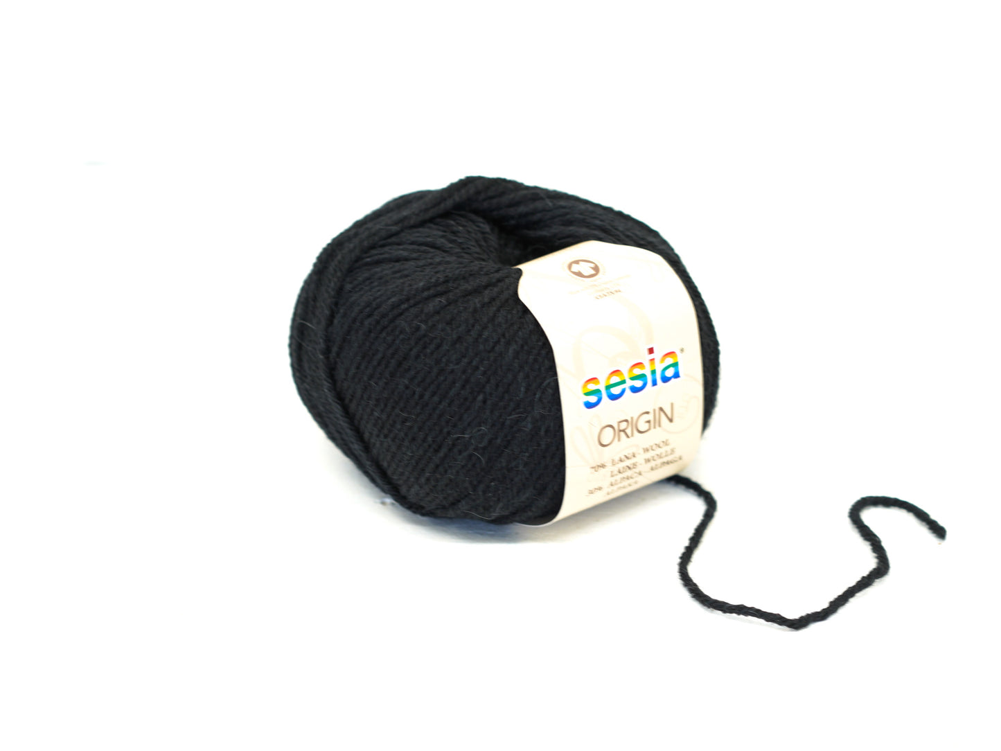 Black SESIA Origin – 70% Virgin Wool Alpaca blend, 50g / 112m