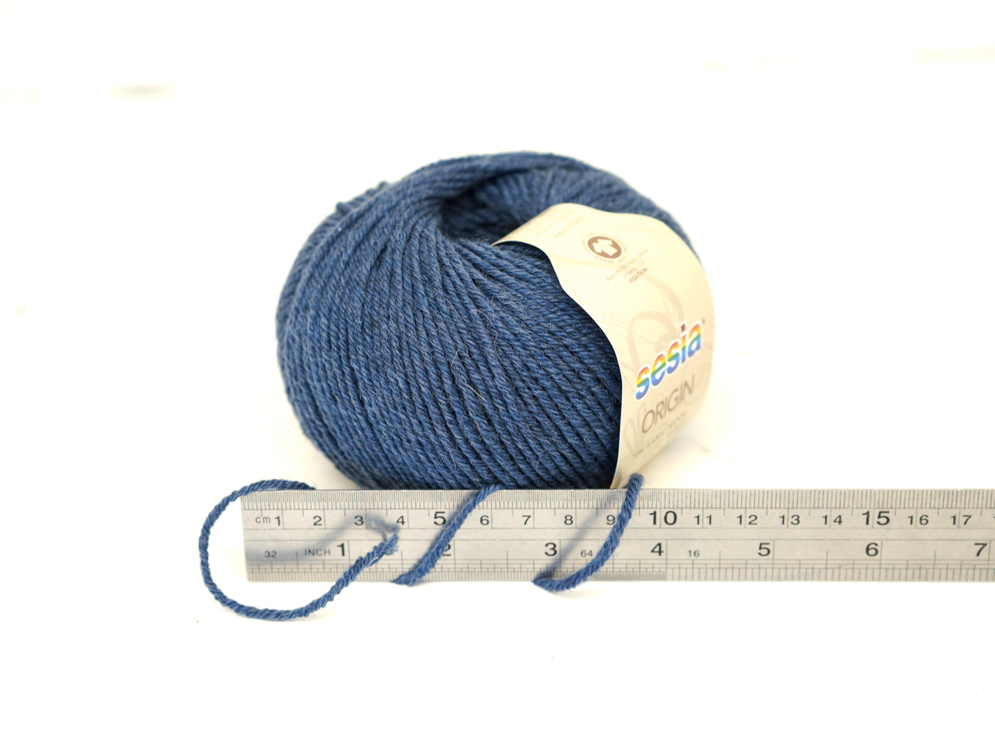 Denim blue SESIA Origin – 70% Virgin Wool Alpaca blend, 50g / 112m