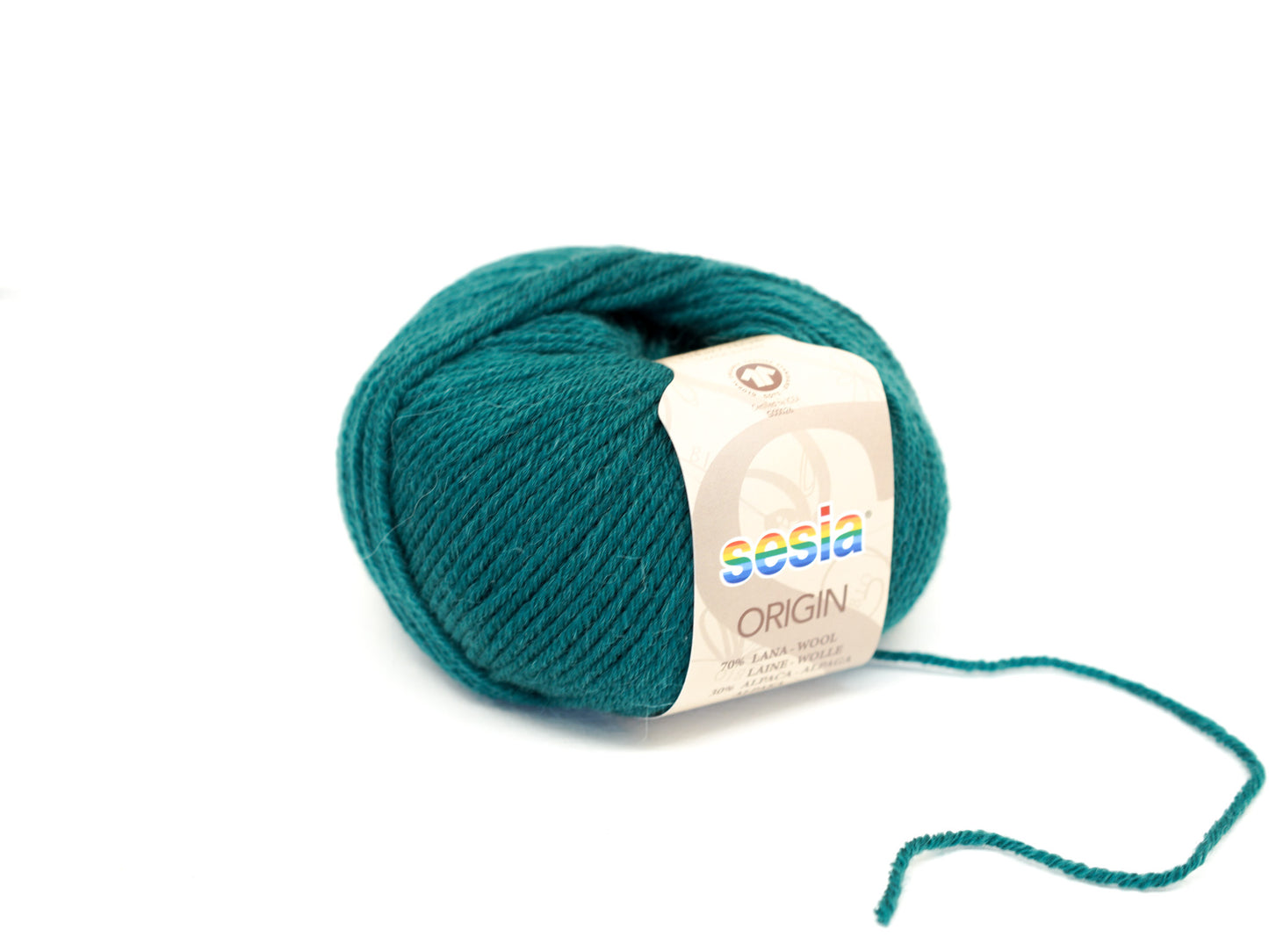 Emerald green SESIA Origin – 70% Virgin Wool Alpaca blend, 50g / 112m