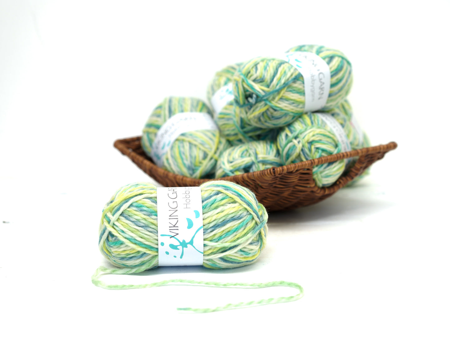 Green Printed ARAN - Viking Hobbygarn - 50g/70m