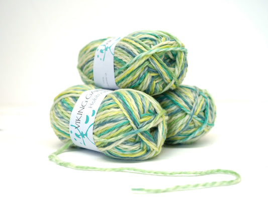 Green Printed ARAN - Viking Hobbygarn - 50g/70m