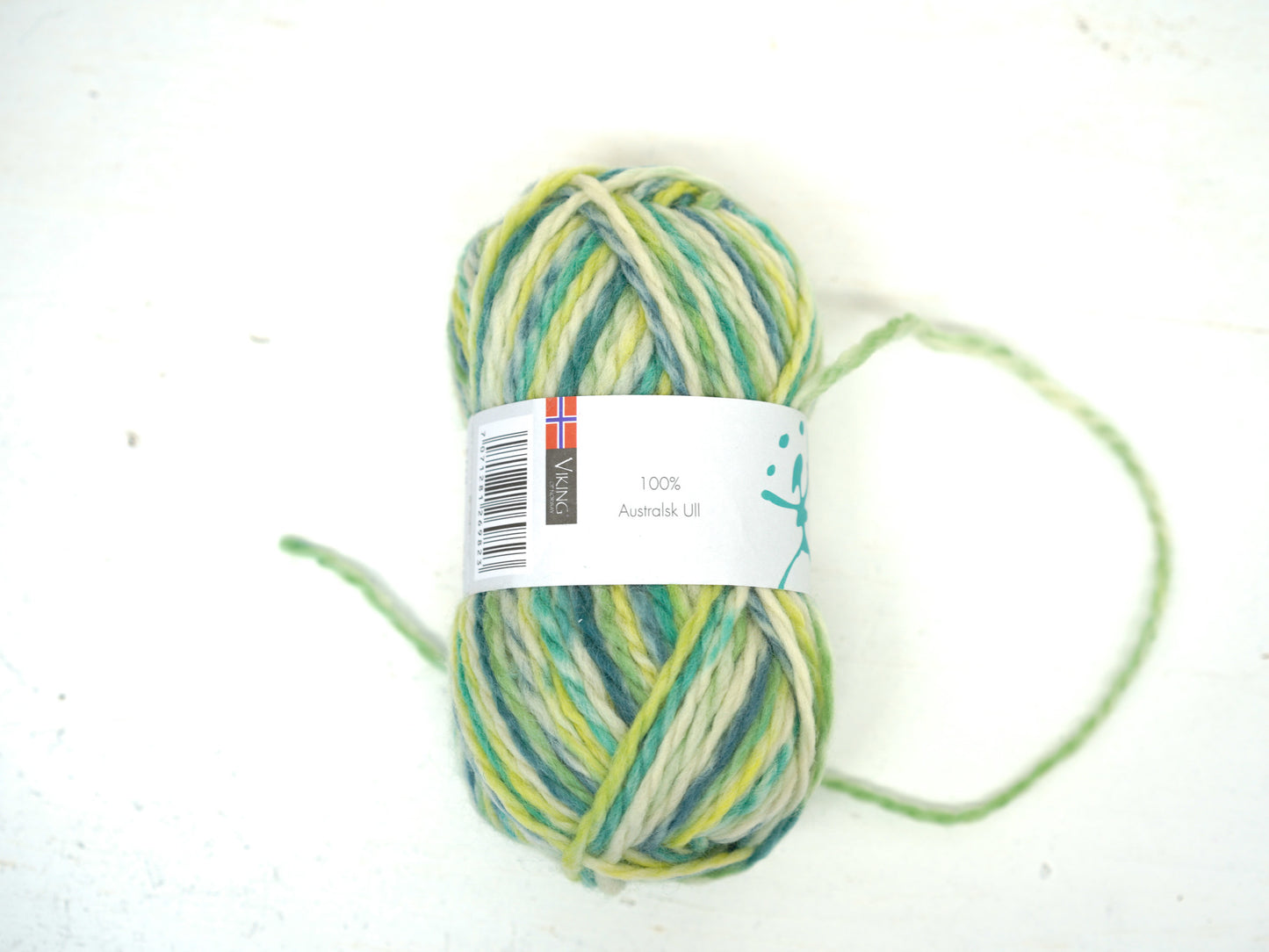 Green Printed ARAN - Viking Hobbygarn - 50g/70m
