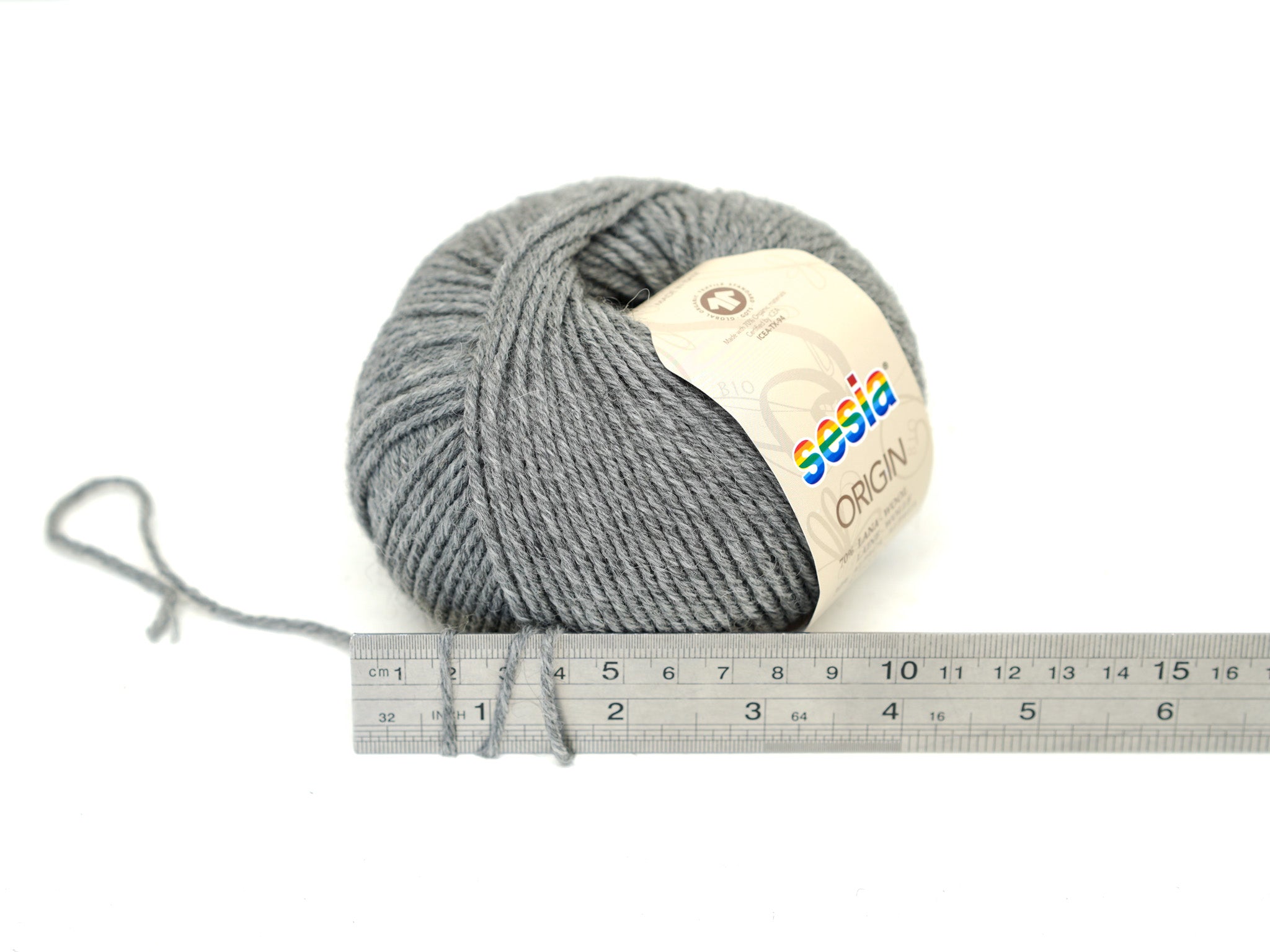 Graphite Grey SESIA Origin – 70% Virgin Wool Alpaca blend, 50g / 112m