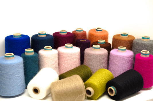 SESIA Silk 30% /mohair 70% yarn in 21 colors