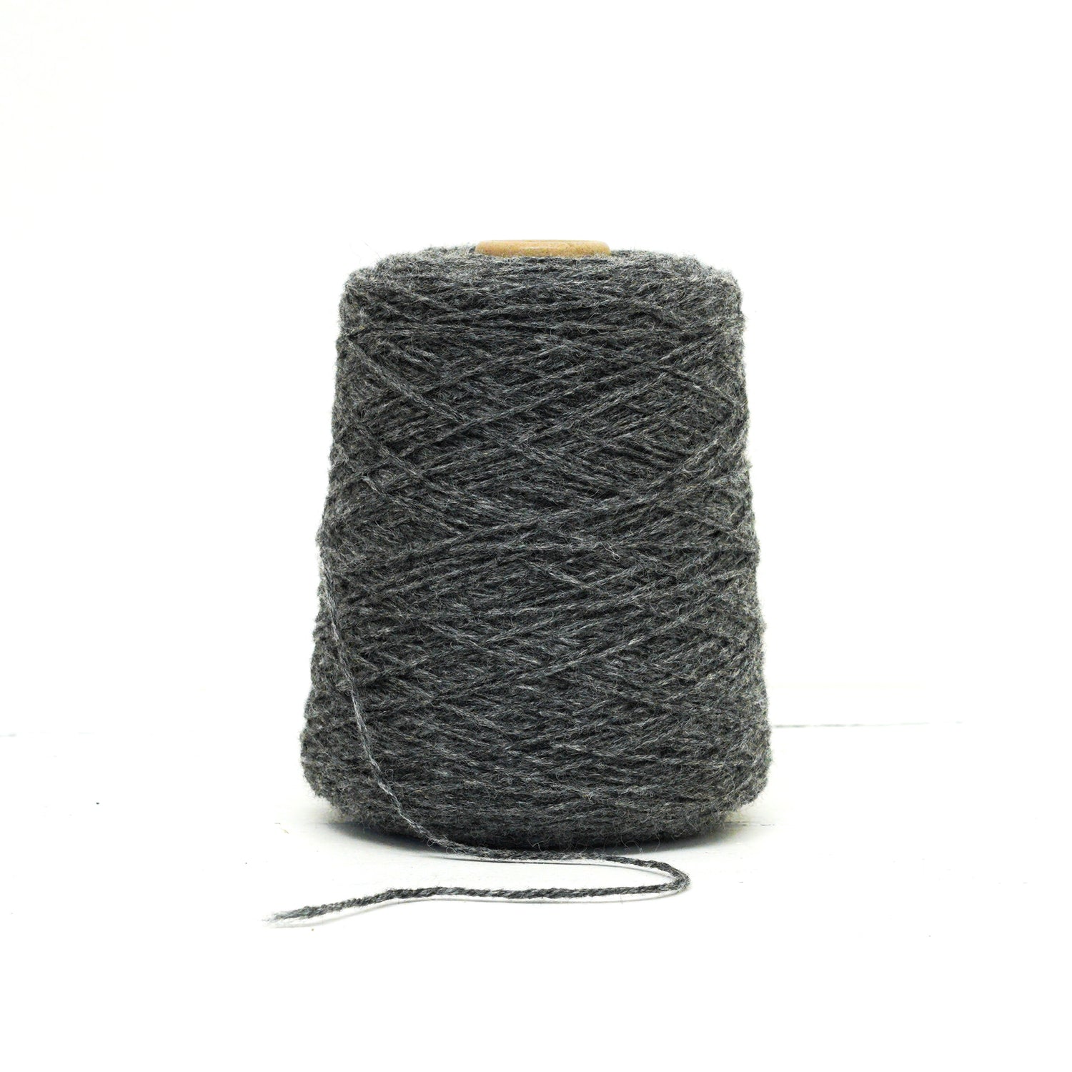 Graphite grey yarn for crafts - 206 color