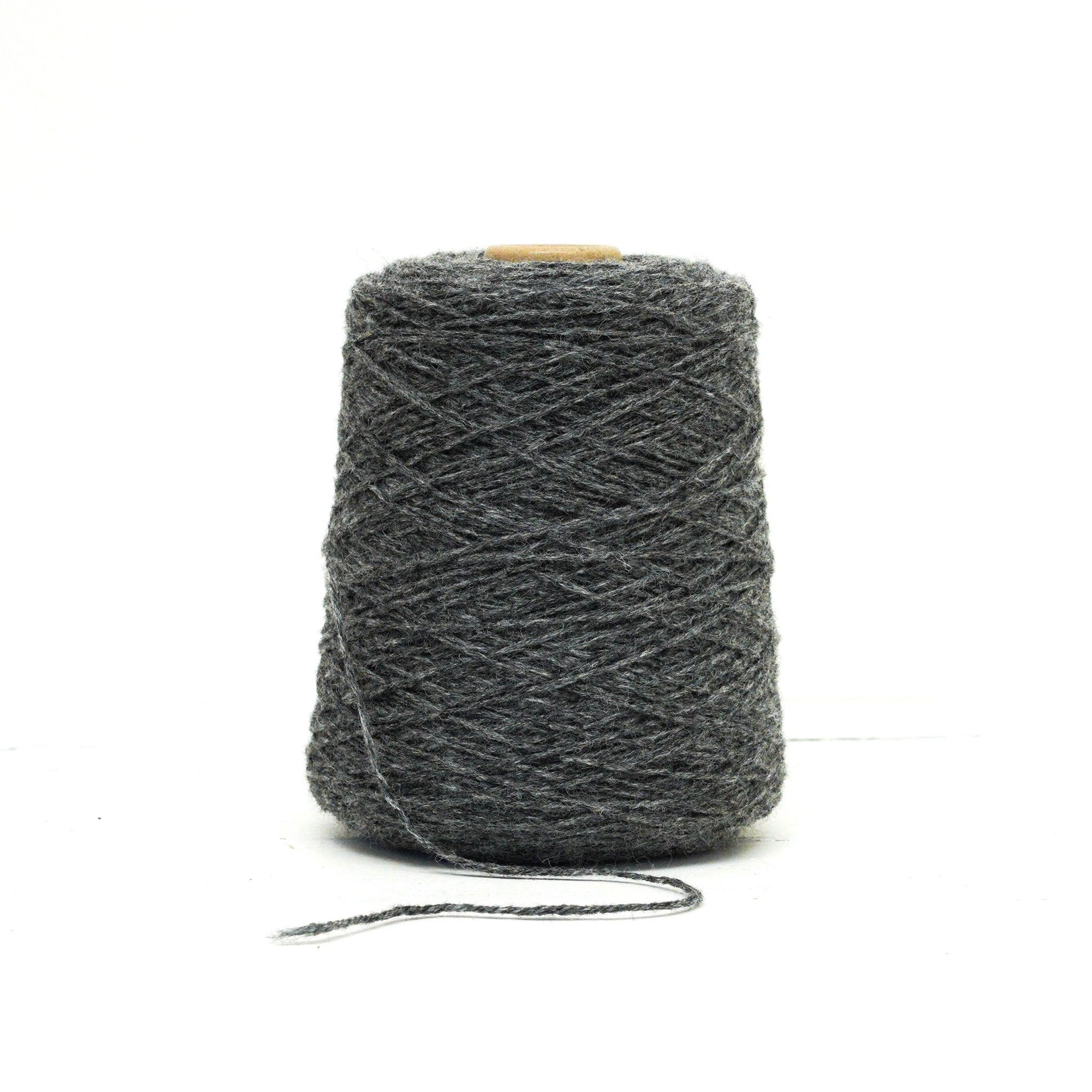 Graphite grey yarn for crafts - 206 color