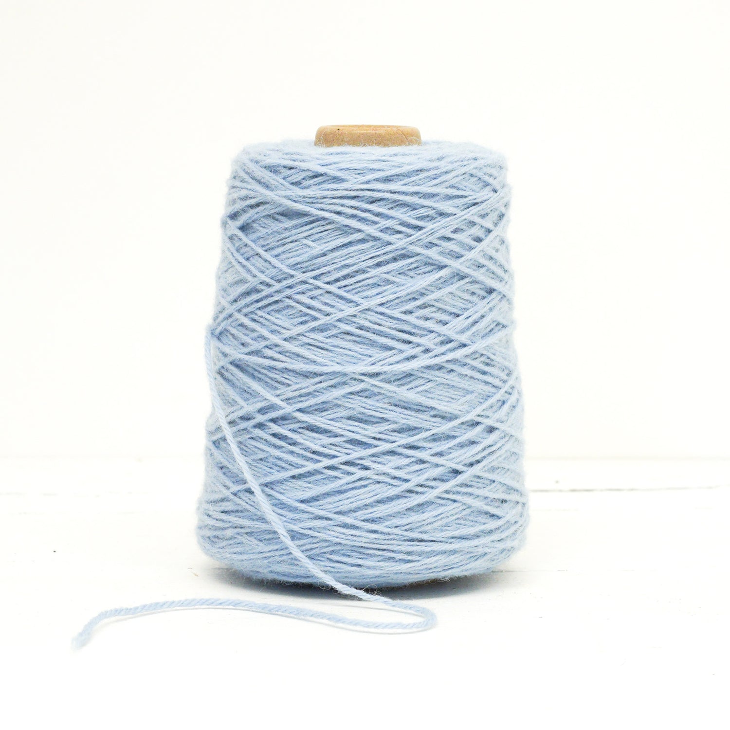 Blue wool yarn -420