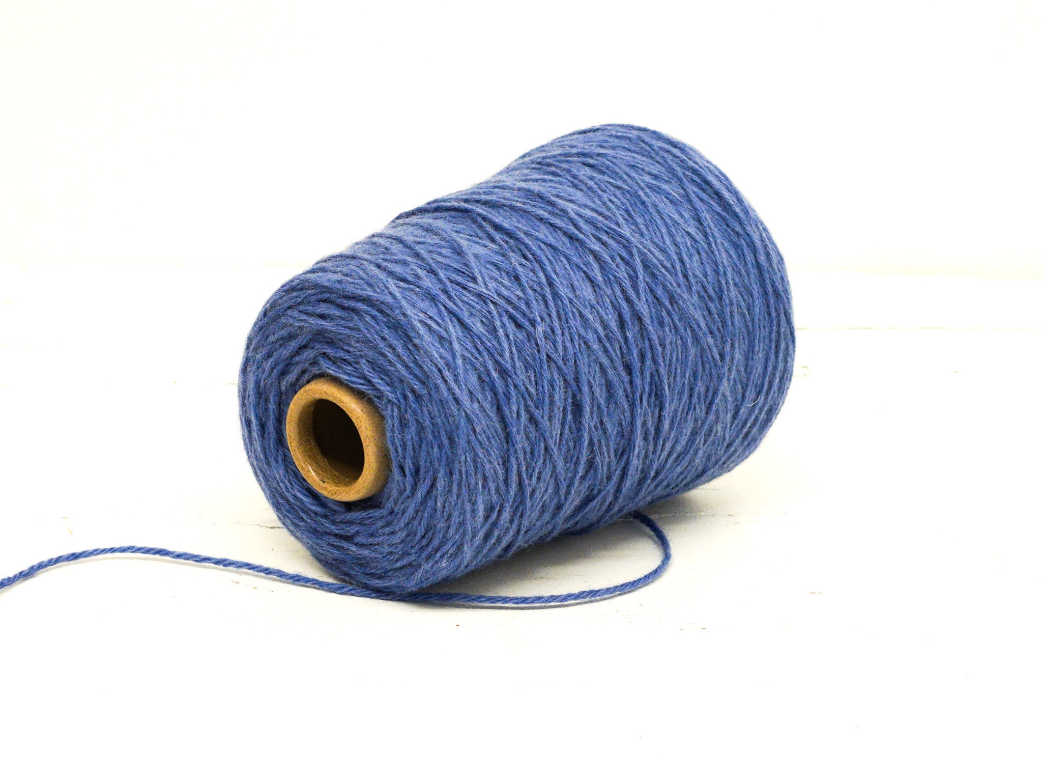 Steel Blue rug wool yarn - 440