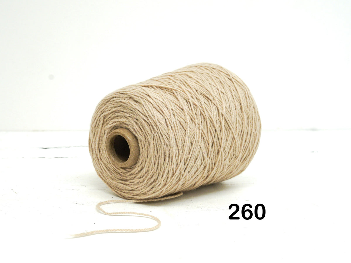 100% New Zealand Carpet Wool – 500g Cone – Tufting &amp; Rug Making Yarn