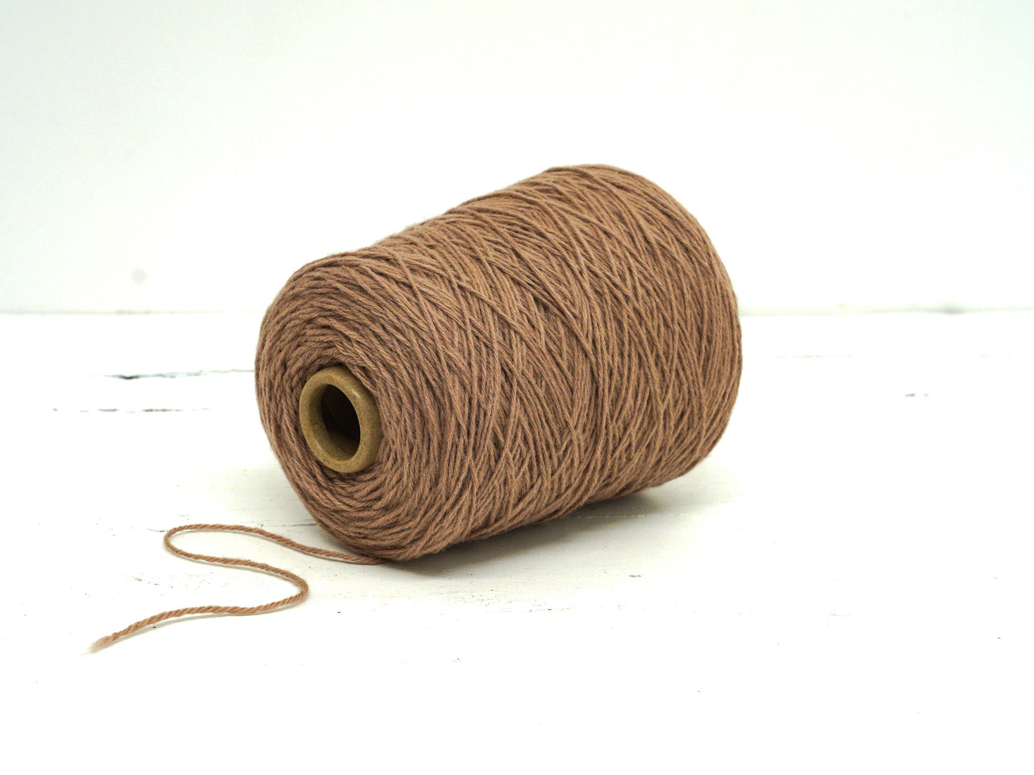 Light brown – rug wool yarn in cone - 262