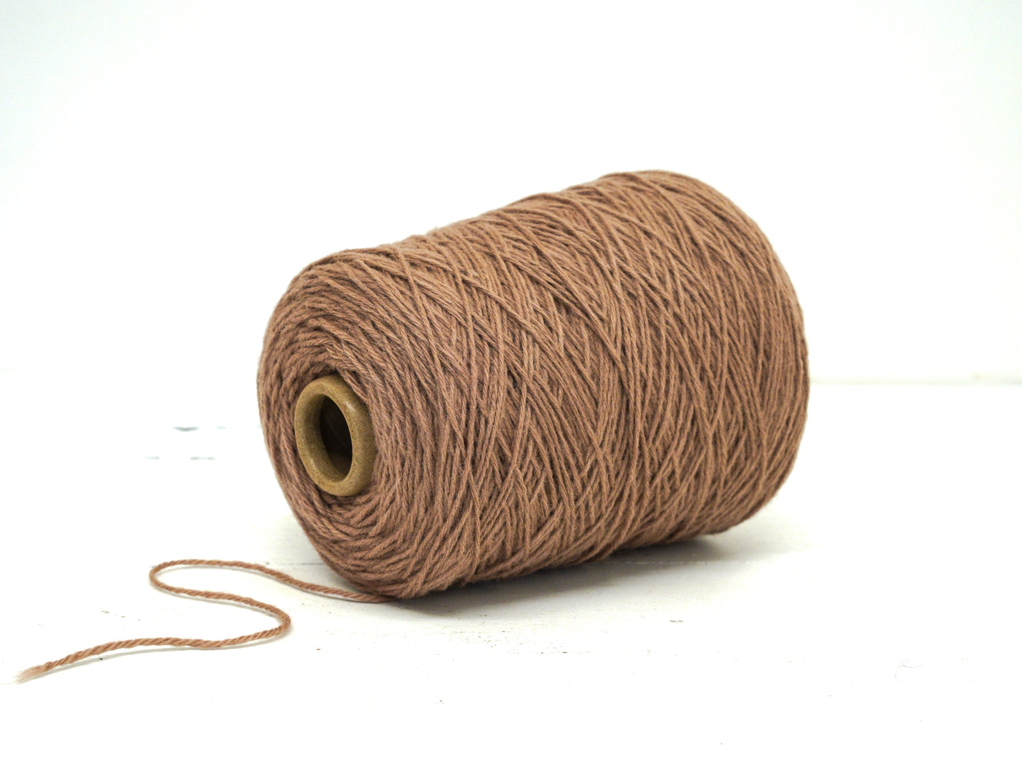 Light brown – rug wool yarn in cone - 262