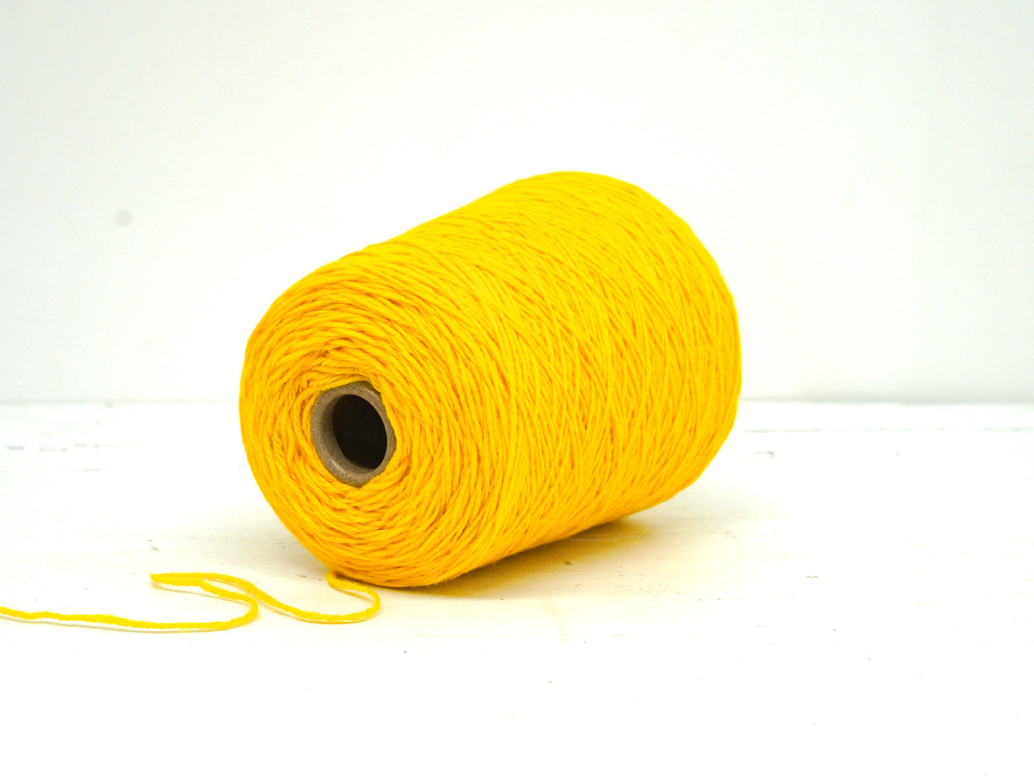 Yellow – carpet wool in cone - 710