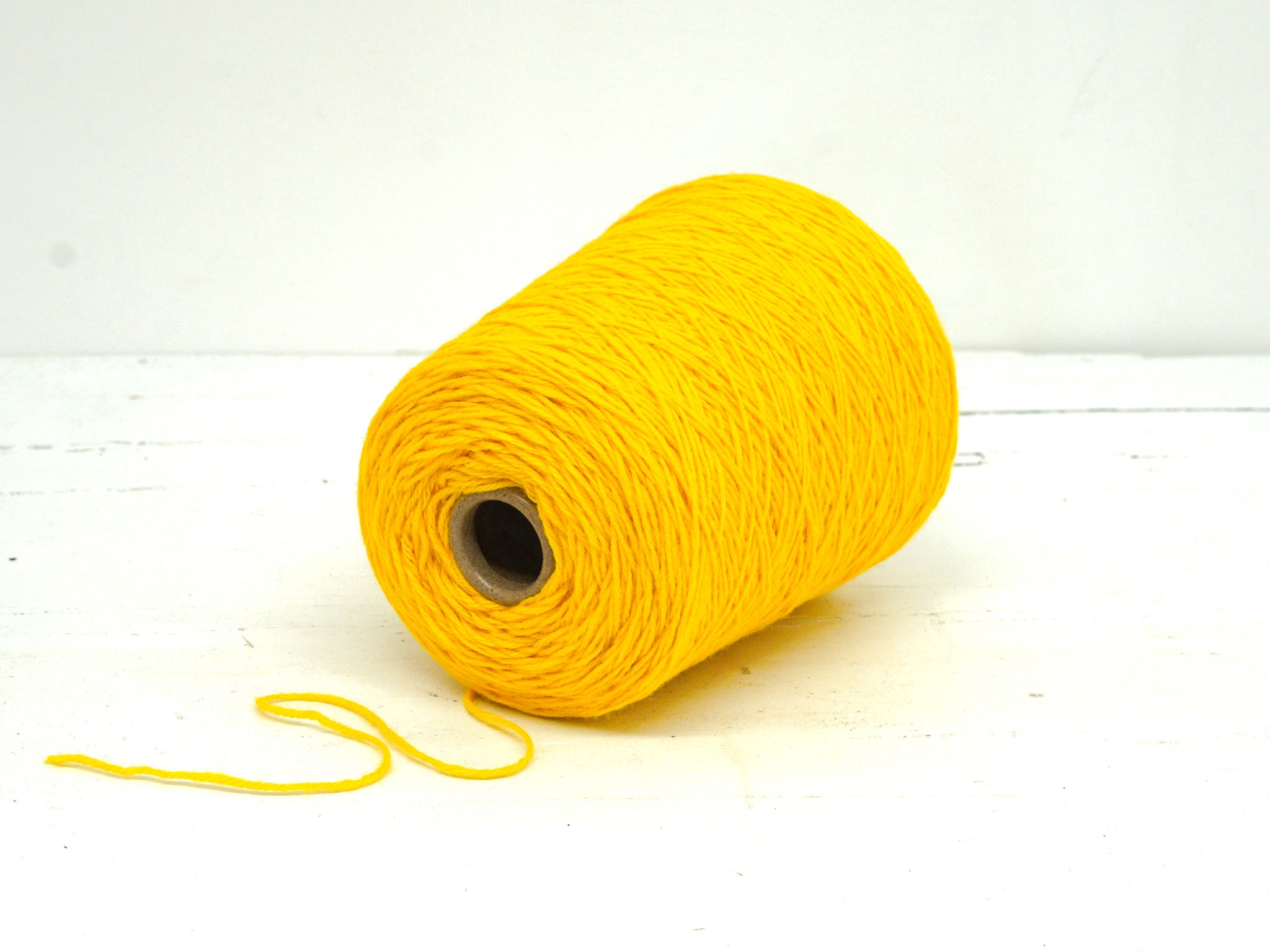 Yellow – carpet wool in cone - 710