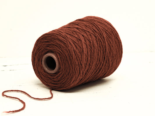 Burnt brick wool yarn for tufting - 276 color
