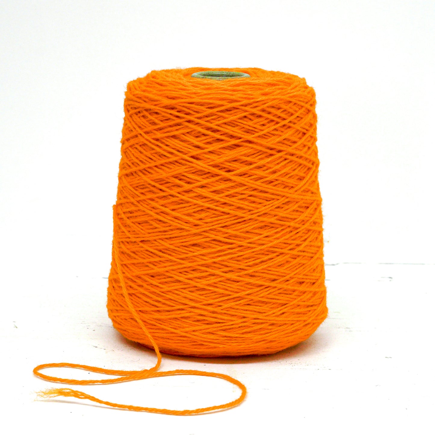 Orange wool yarn for tufting - 760 color