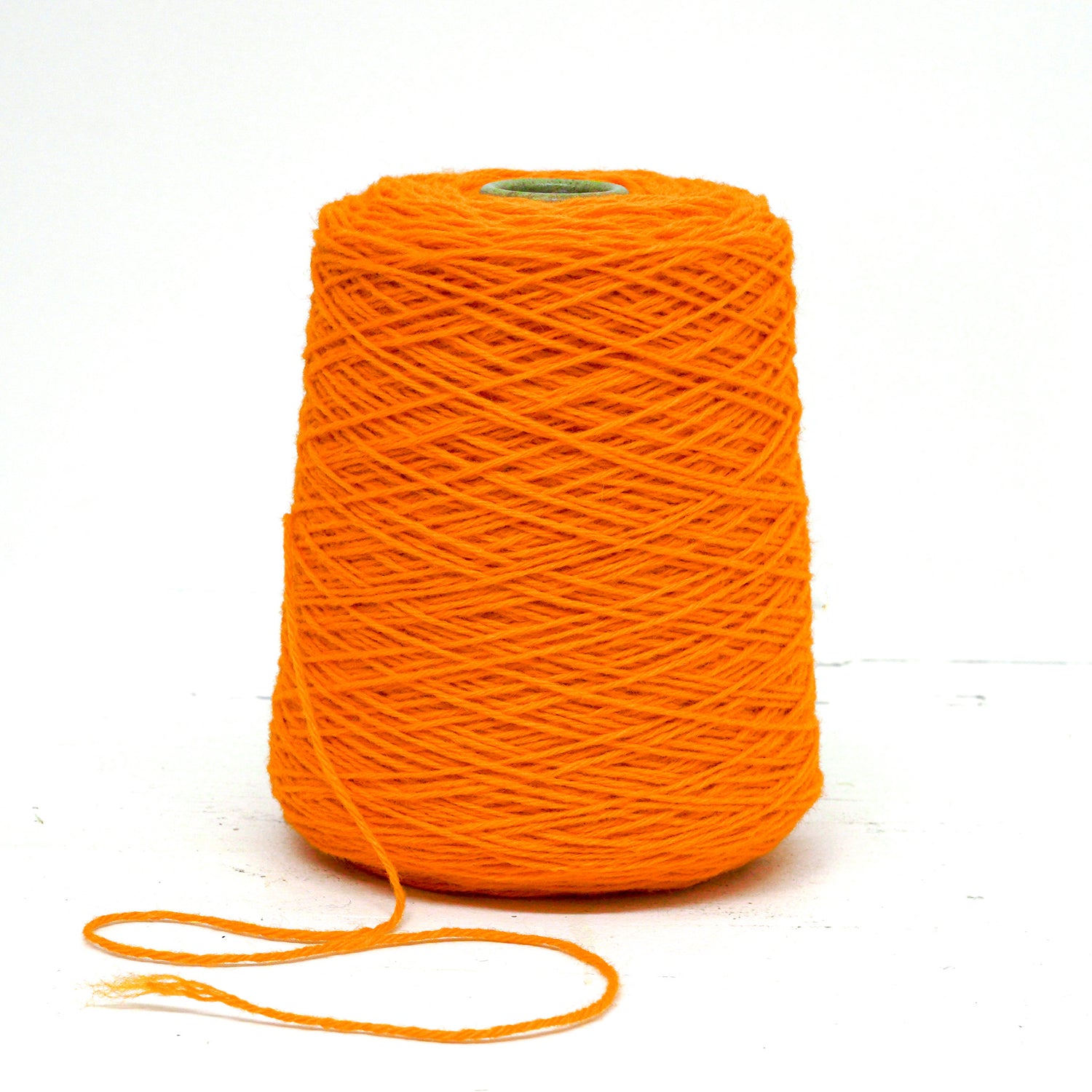 Orange wool yarn for tufting - 760 color