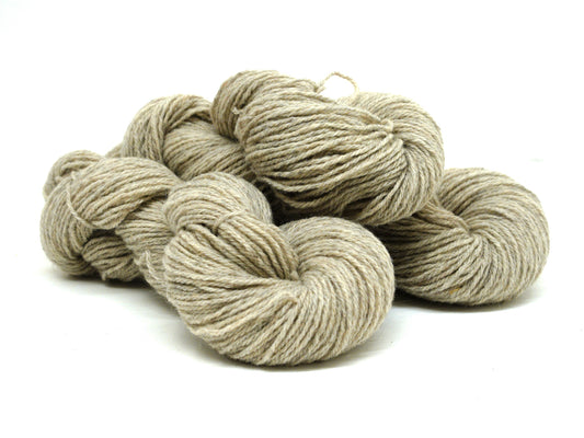 Natural Grey-Brown Dog Wool Blend Yarn – 40% dog wool