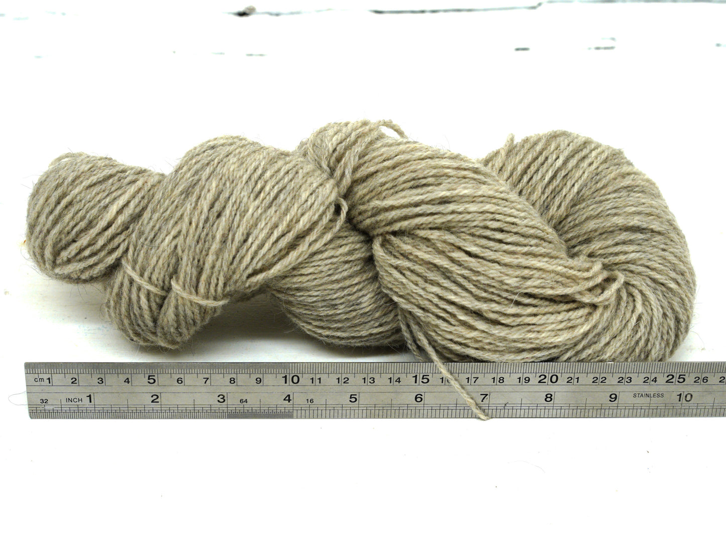 Natural Grey-Brown Dog Wool Blend Yarn – 40% dog wool