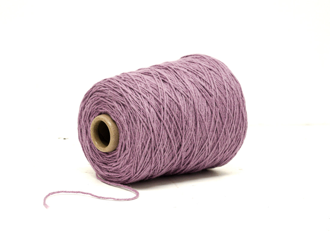 Dunkellila 100 % Wollgarn für Tuftingpistole - Farbe 520